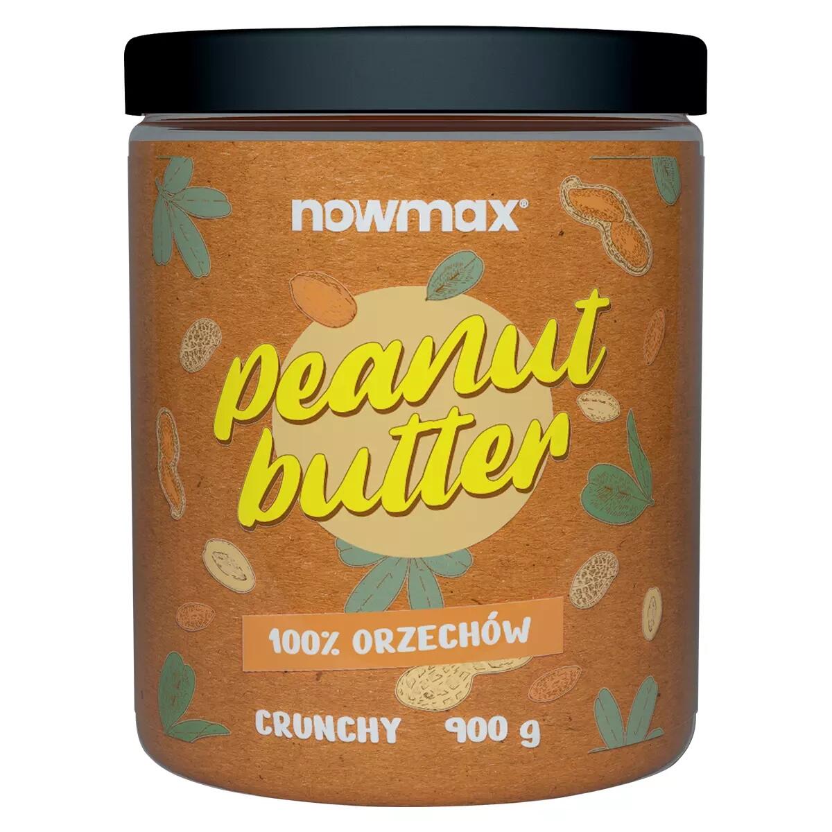 Ecomax, Masło Orzechowe, Crunchy, 900 g