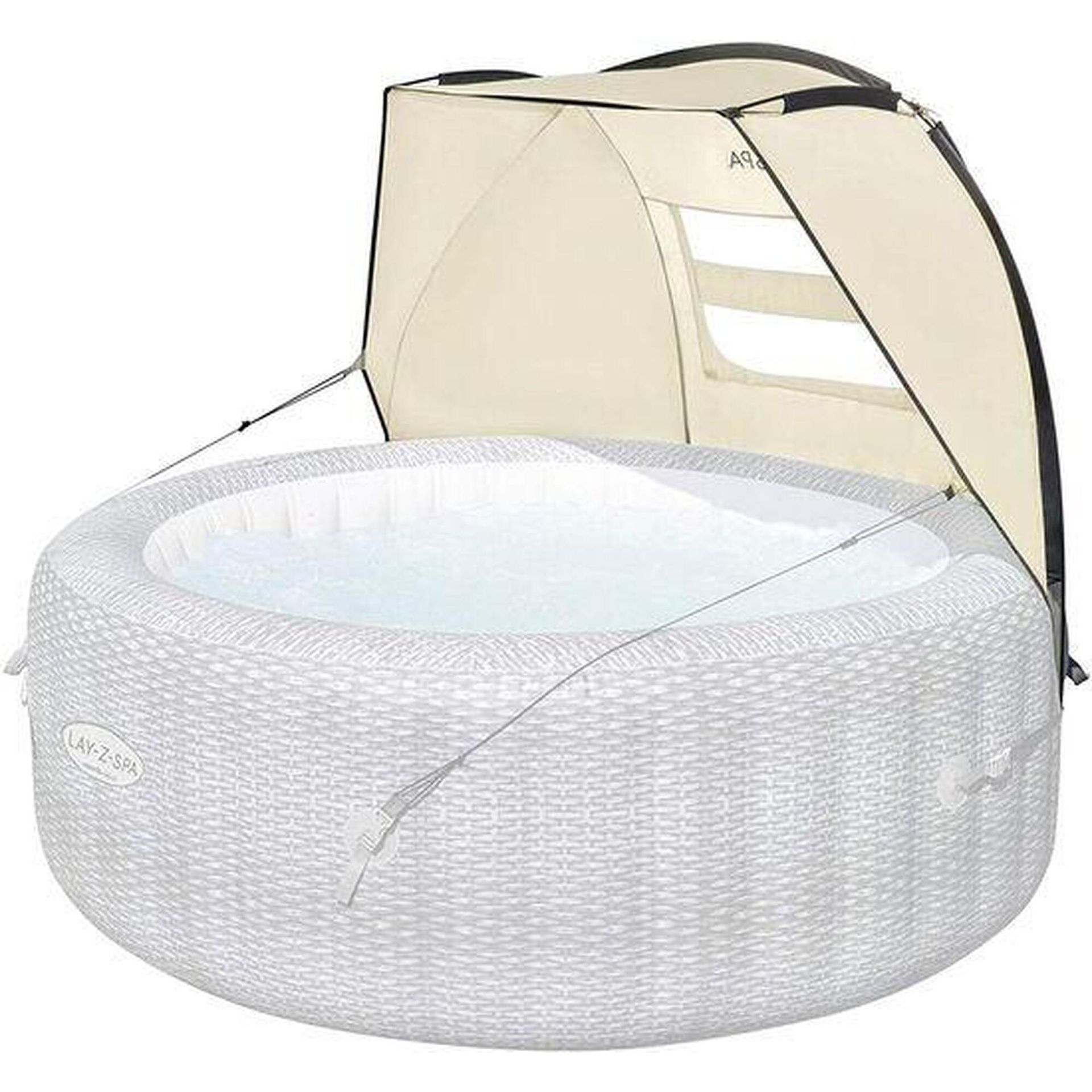 Bestway 60304 Akcesorium do spa i gorącej kąpieli na zewnątrz Osłona Beżowy, Tent