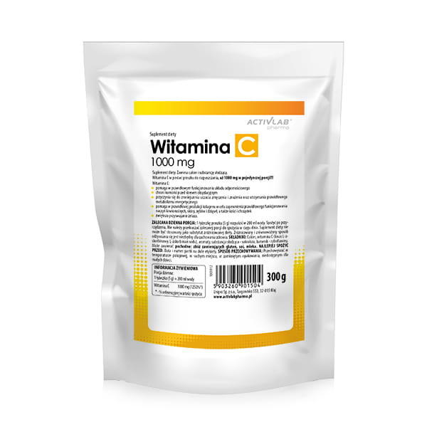 Activlab Pharma Witamina C 100%, suplement diety, proszek, 300 g Duży wybór produktów | Dostawa kurierem DHL za 10.90zł !!!| Szybka wysyłka do 2 dni roboczych! | 8876371