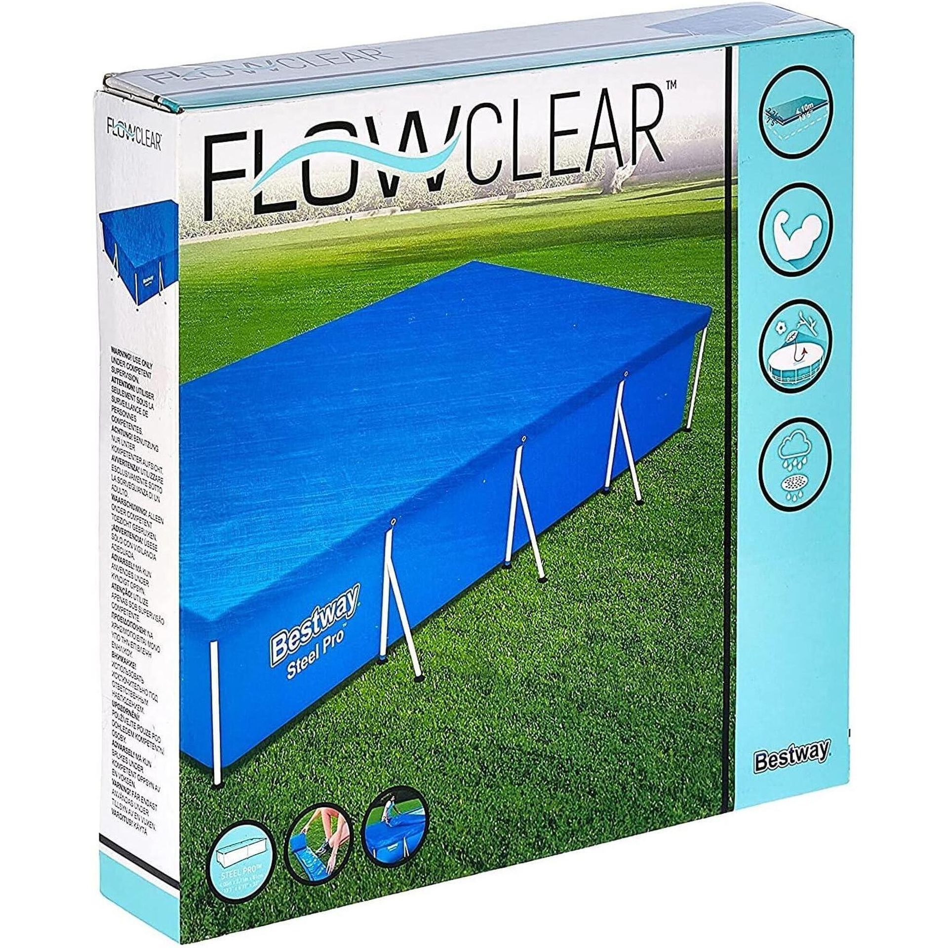 Bestway Pokrywa do basenu stelażowego 58107, 400x211 cm