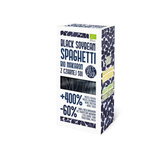 Diet-Food Makaron z czarnej soi Spaghetti 200 g