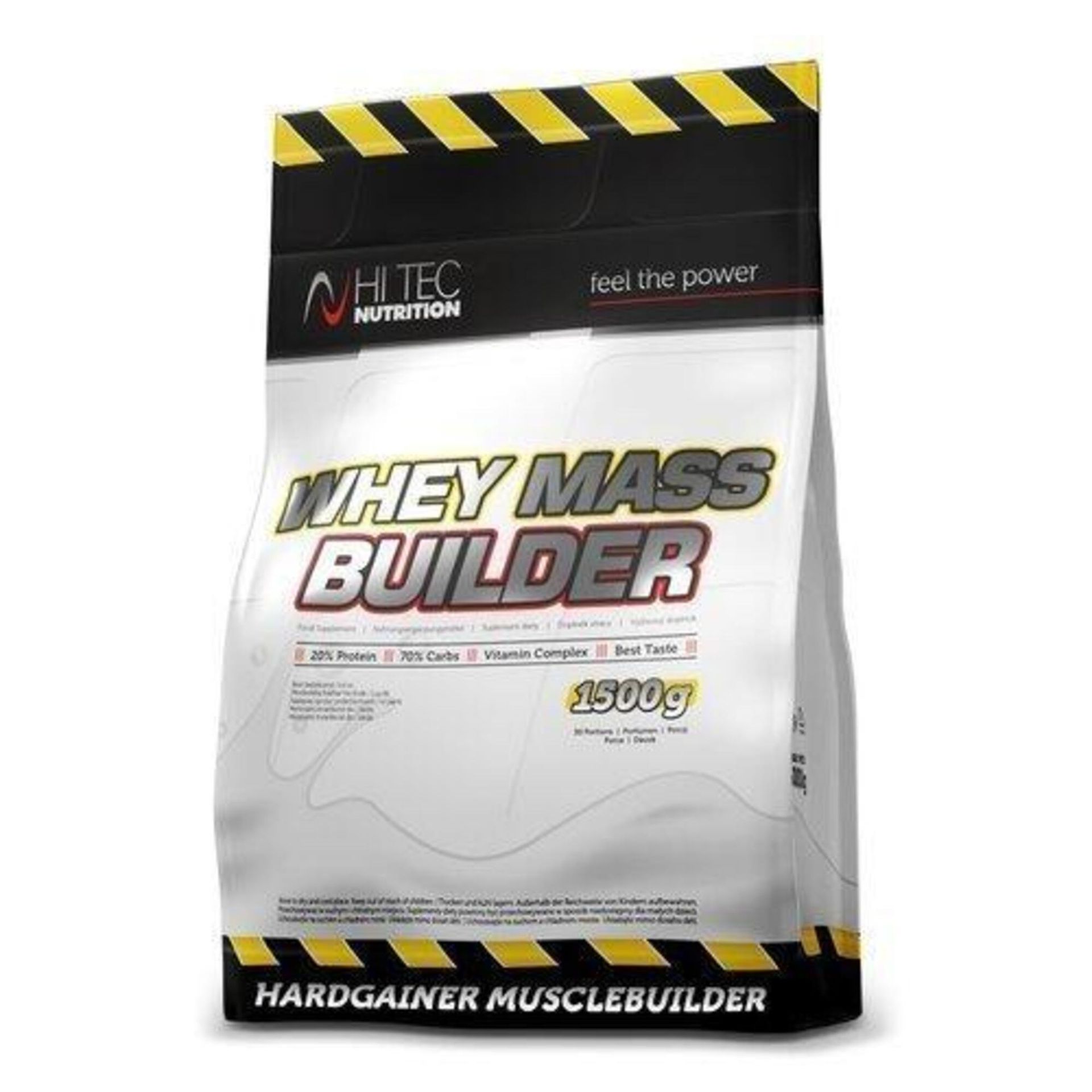 Hi-Tec Whey Mass Builder 1500 G Gainer Czekoladowy (TEC/031#CZEKO)