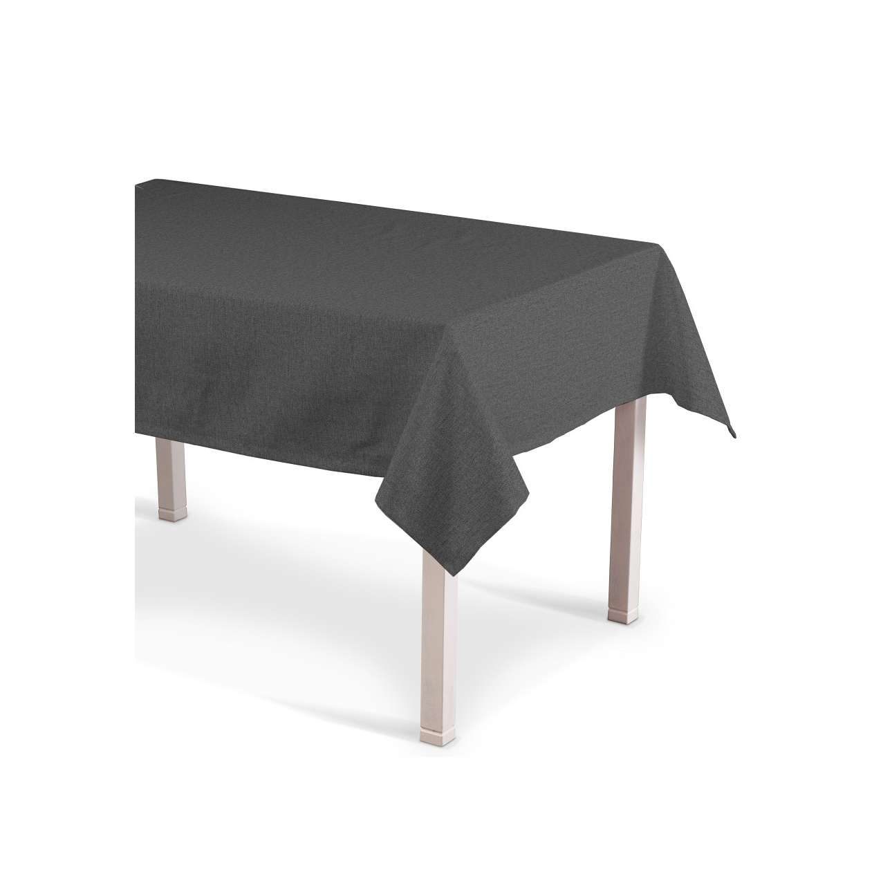 Dekoria prostokątny obrus na stół 130x210 cm dekoracja stołu Szary 435-115-77