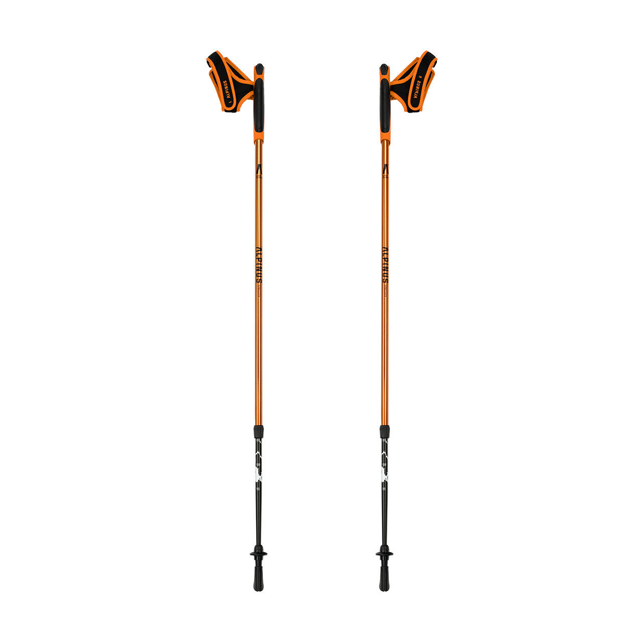 Alpinus Kijki nordic walking Kungsleden pomarańczowe
