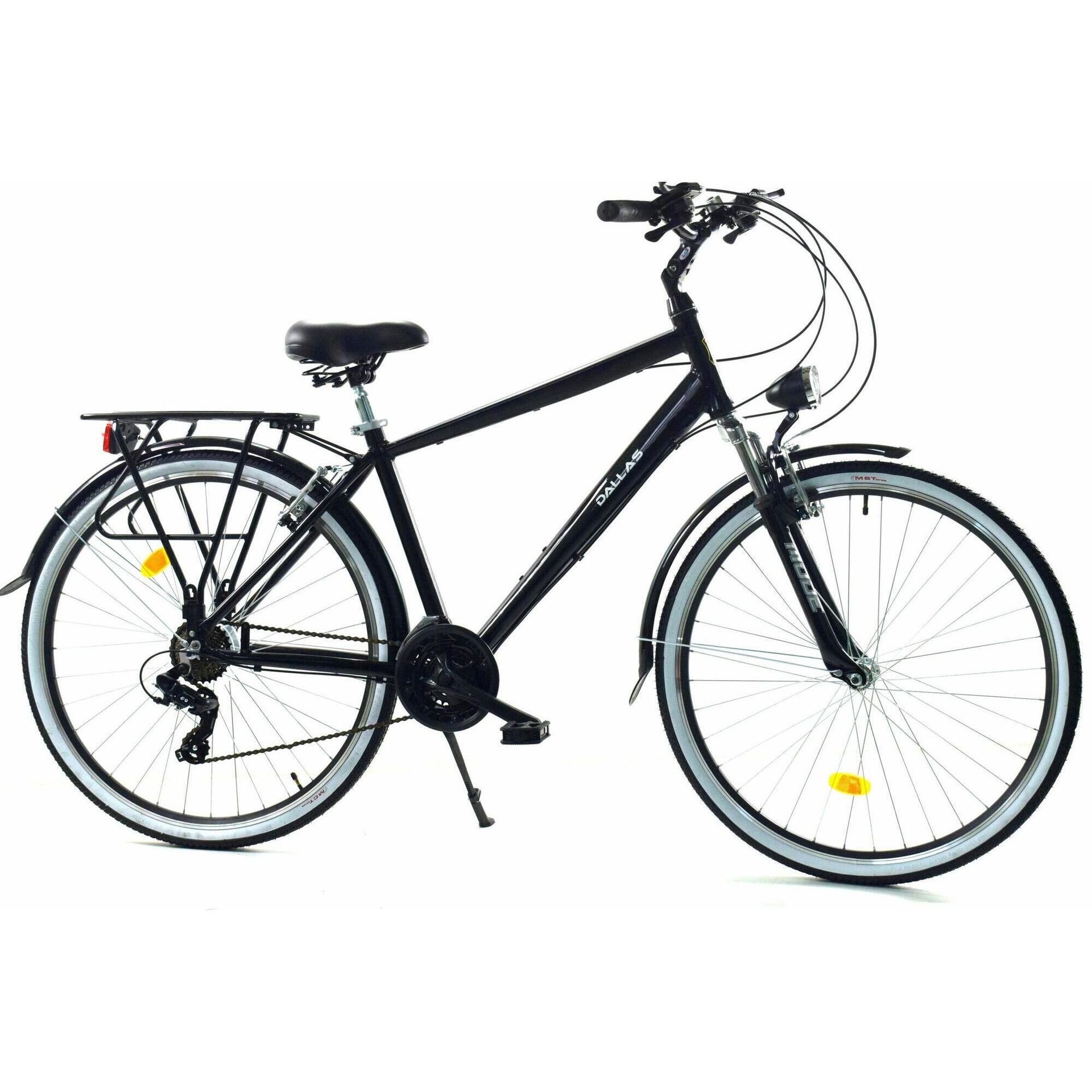 Dallas Bike City Trekking Alu 21spd 28 cali Męski Czarny