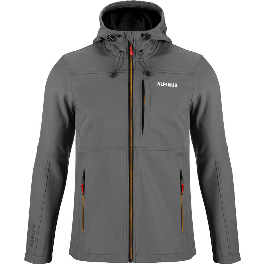 Kurtka trekkingowa męska softshell Alpinus Vinicunca grafitowy