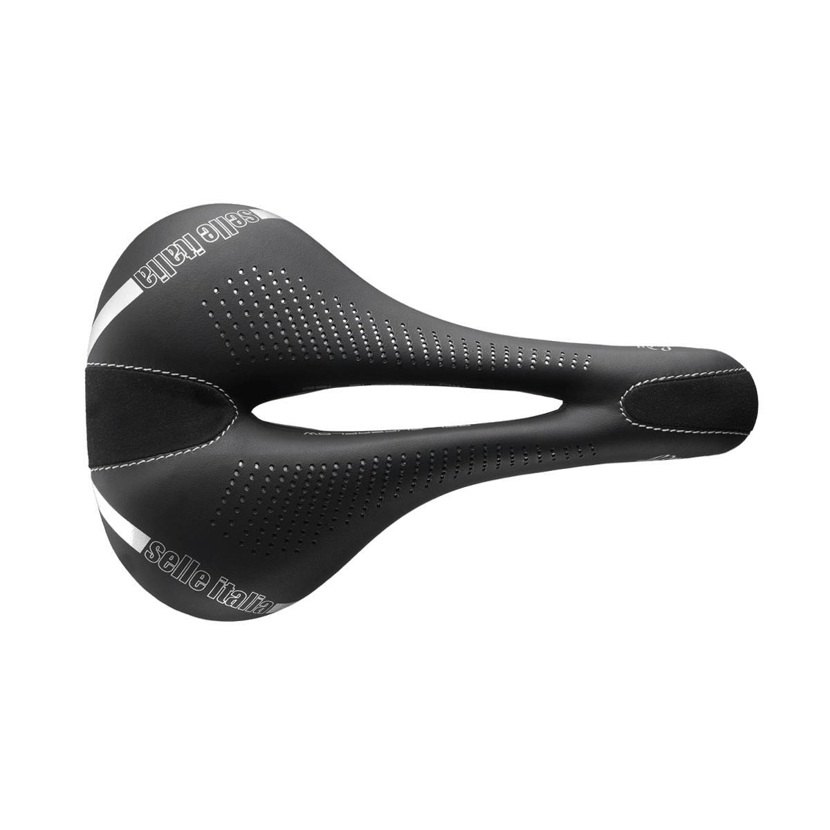 Selle ITALIA Siodło ITALIA LADY GEL FLOW L (id match - L2) Manganese Tube 7, fibra-tek, 310g czarne (NEW) A-SIT-022H901IHC002