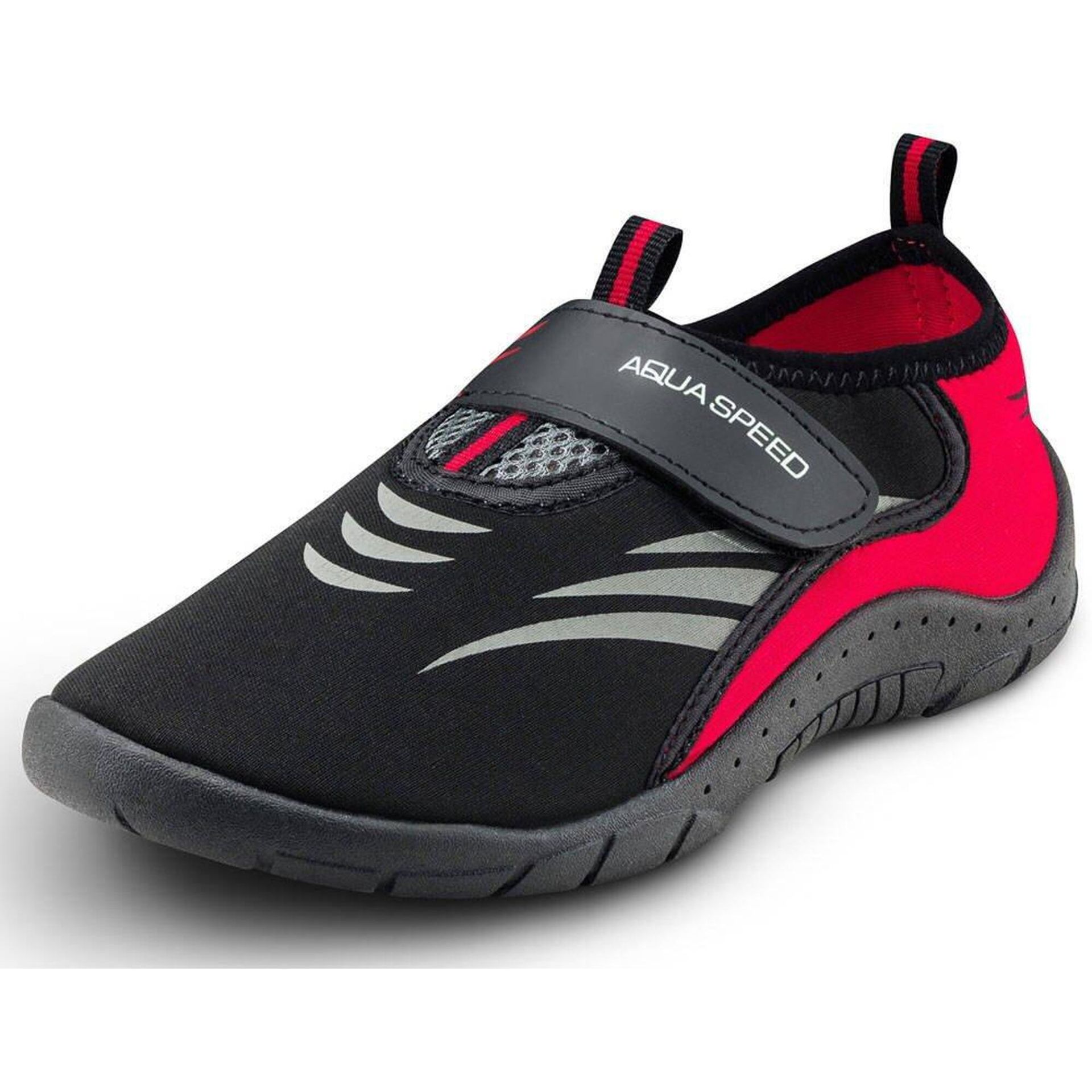 Aqua Speed Obuwie na plażę Buty do wody czarno-czerwone Aqua Speed Rozmiar 46 7630