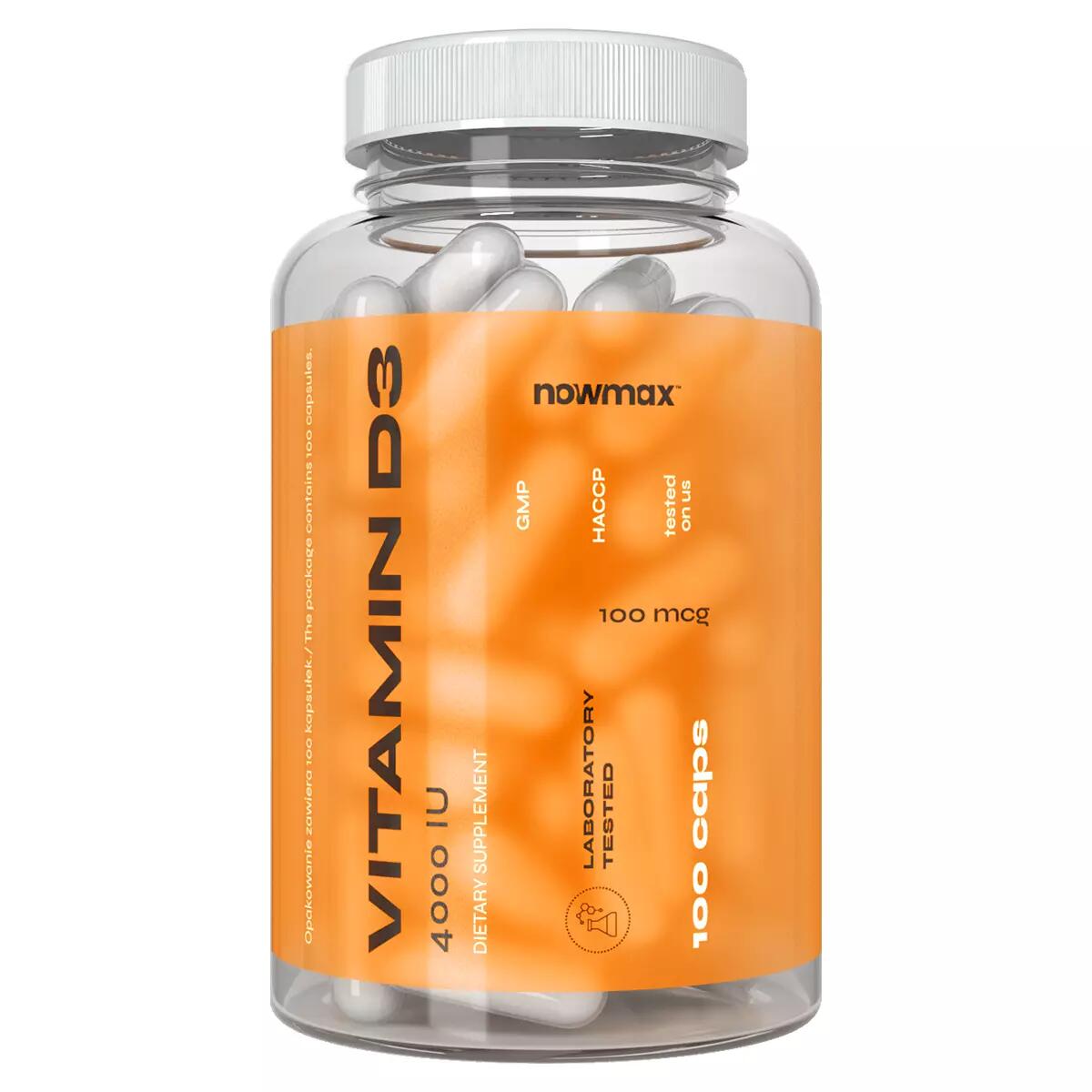 ECOMAX Vitamin D3 100mcg 4000IU 100 kaps