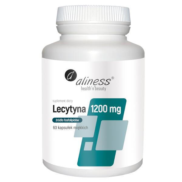 Aliness Lecytyna 1200 mg (60 kaps) Aliness ali-143