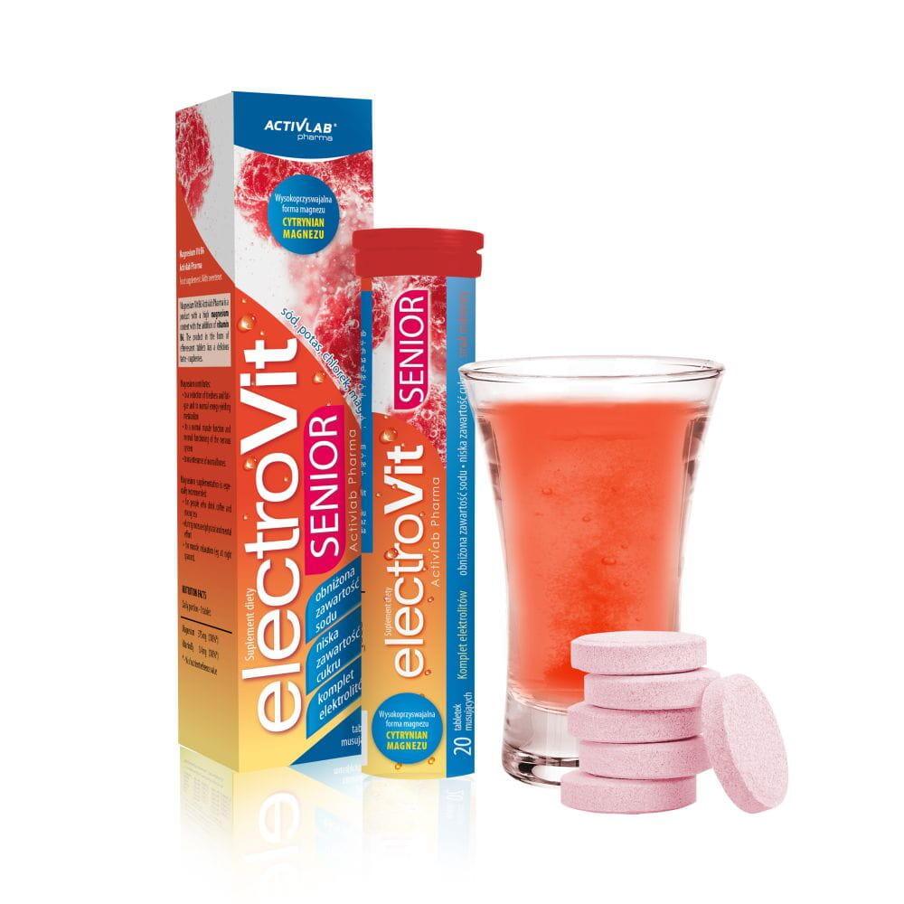 Activlab Pharma ElectroVit Senior smak malina 20 tabletek musujących 3762661