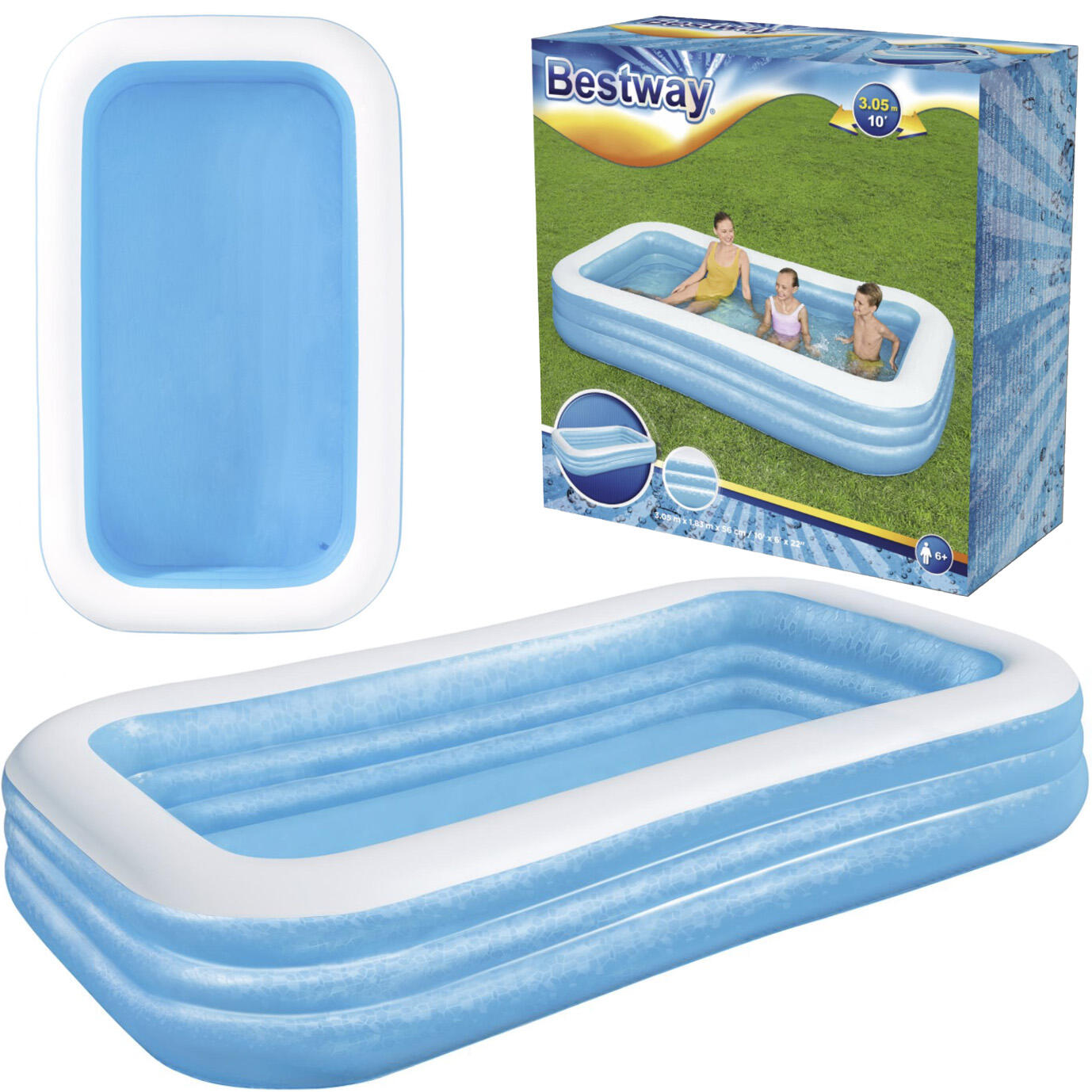 Bestway Basen dmuchany 305 x 183 x 56 cm 54009