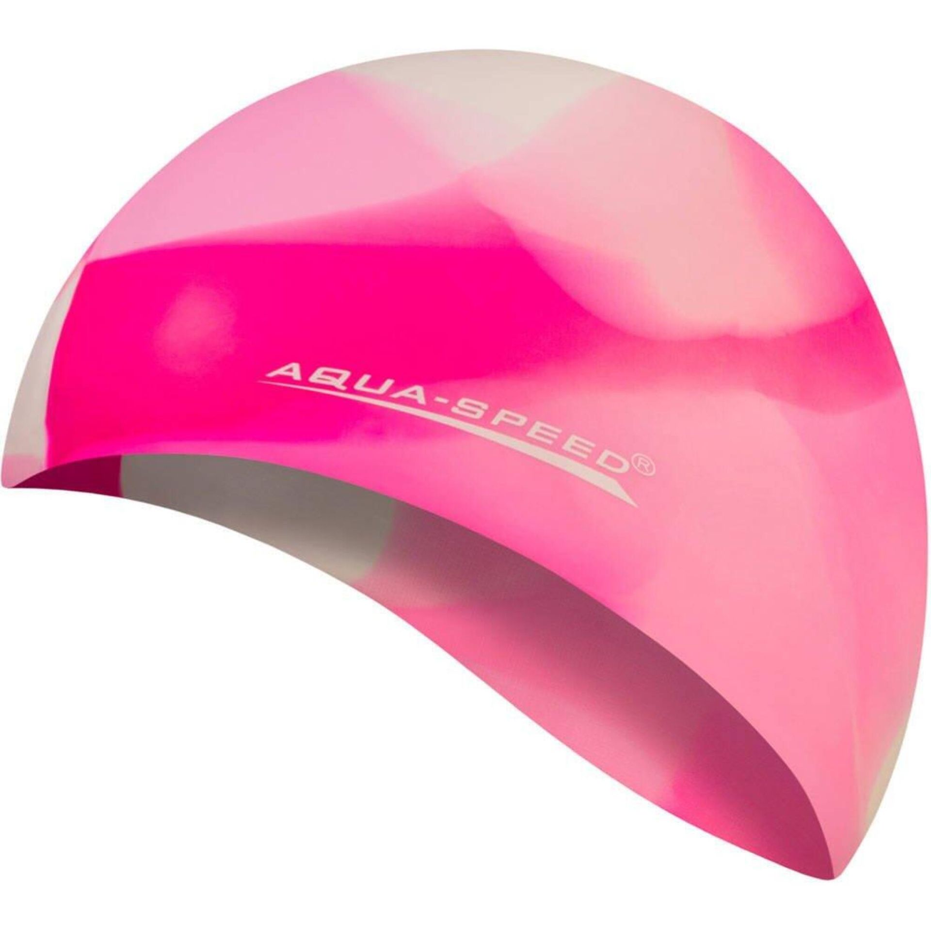 Aqua Speed Markartur Wielokorowy Bunt czepek silikonowy różowo-jasnoróżowo-biały