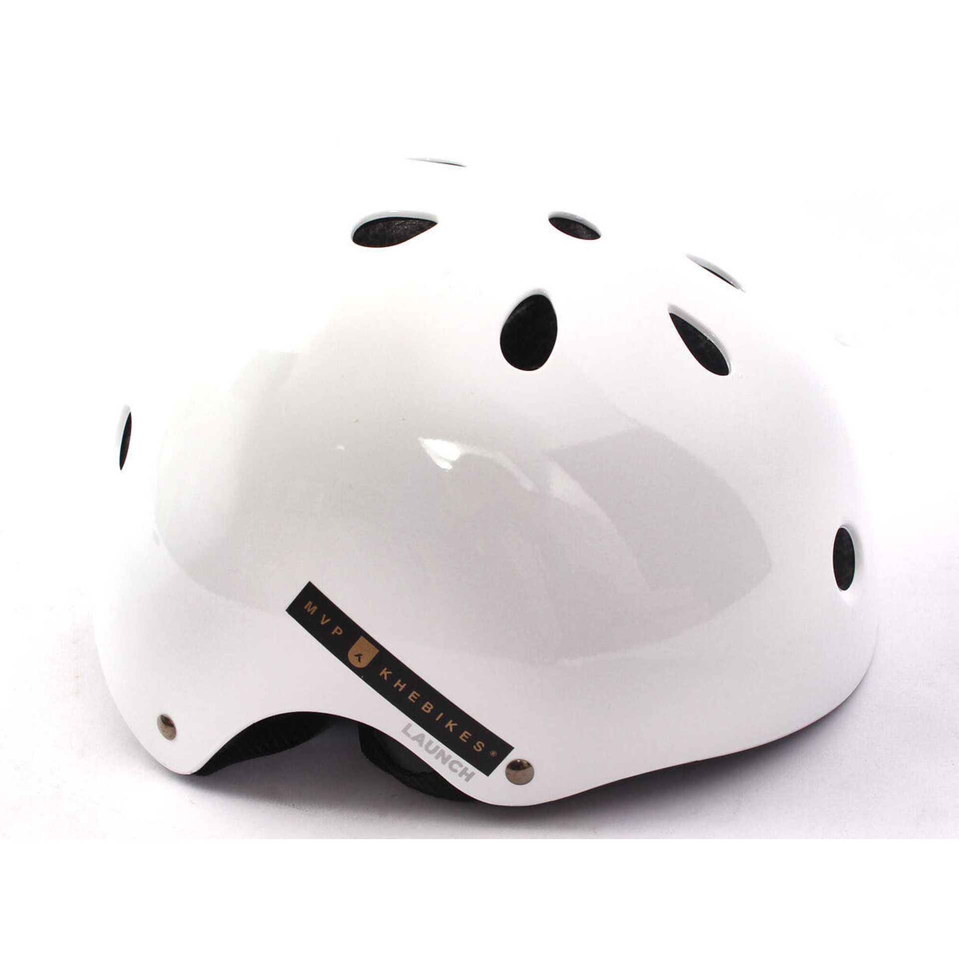 BMX HELM FREESTYLE MVP LAUNCH white M KHEBIKES