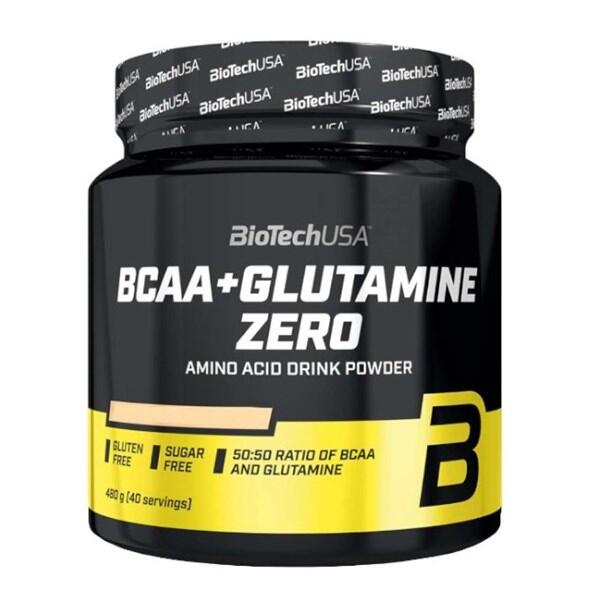 Biotechusa AMINOKWASY BIOTECH BCAA+GLUTAMINE ZERO 2 x 480G Smaki Cytryna