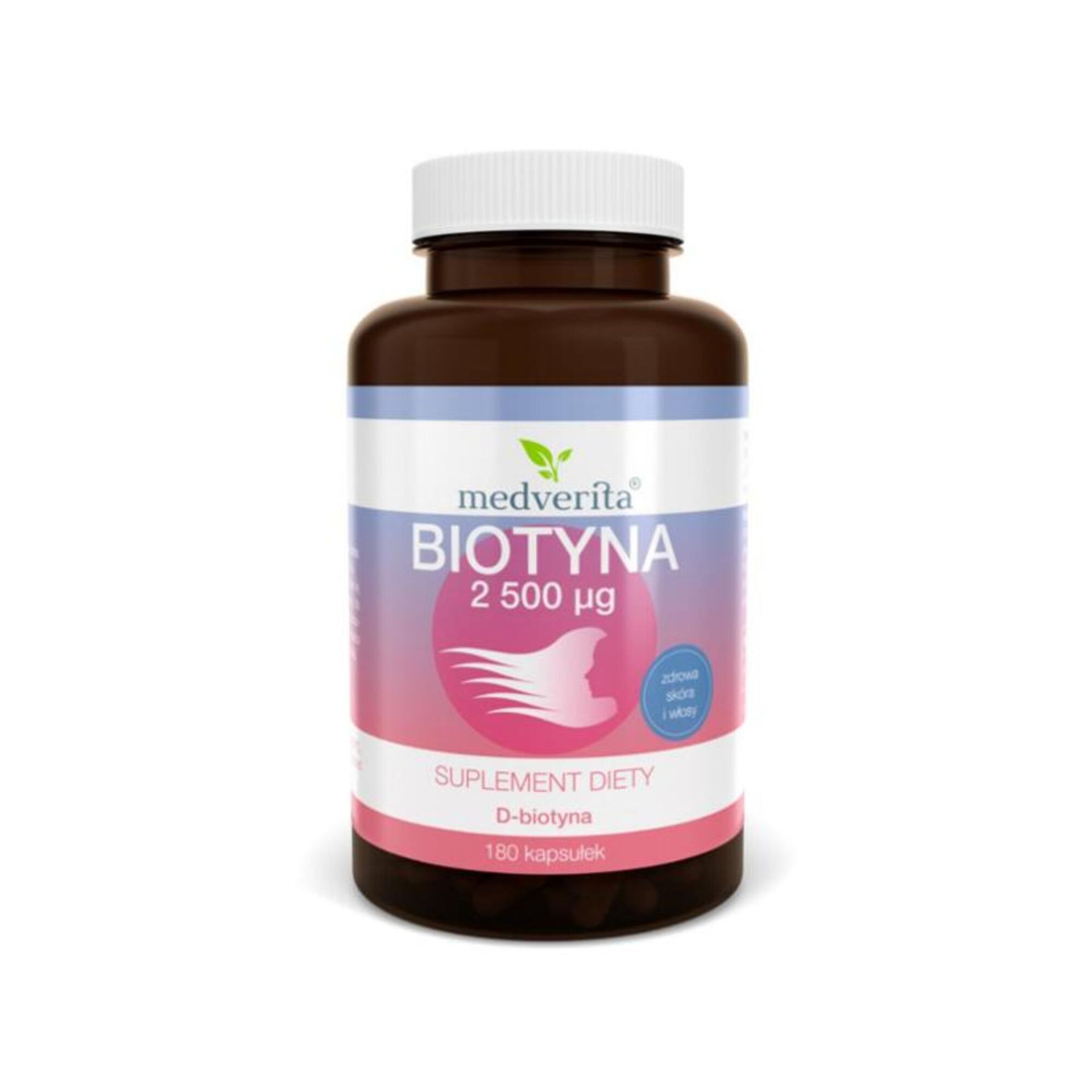 Medverita Biotyna 2500 g 180 kapsułek