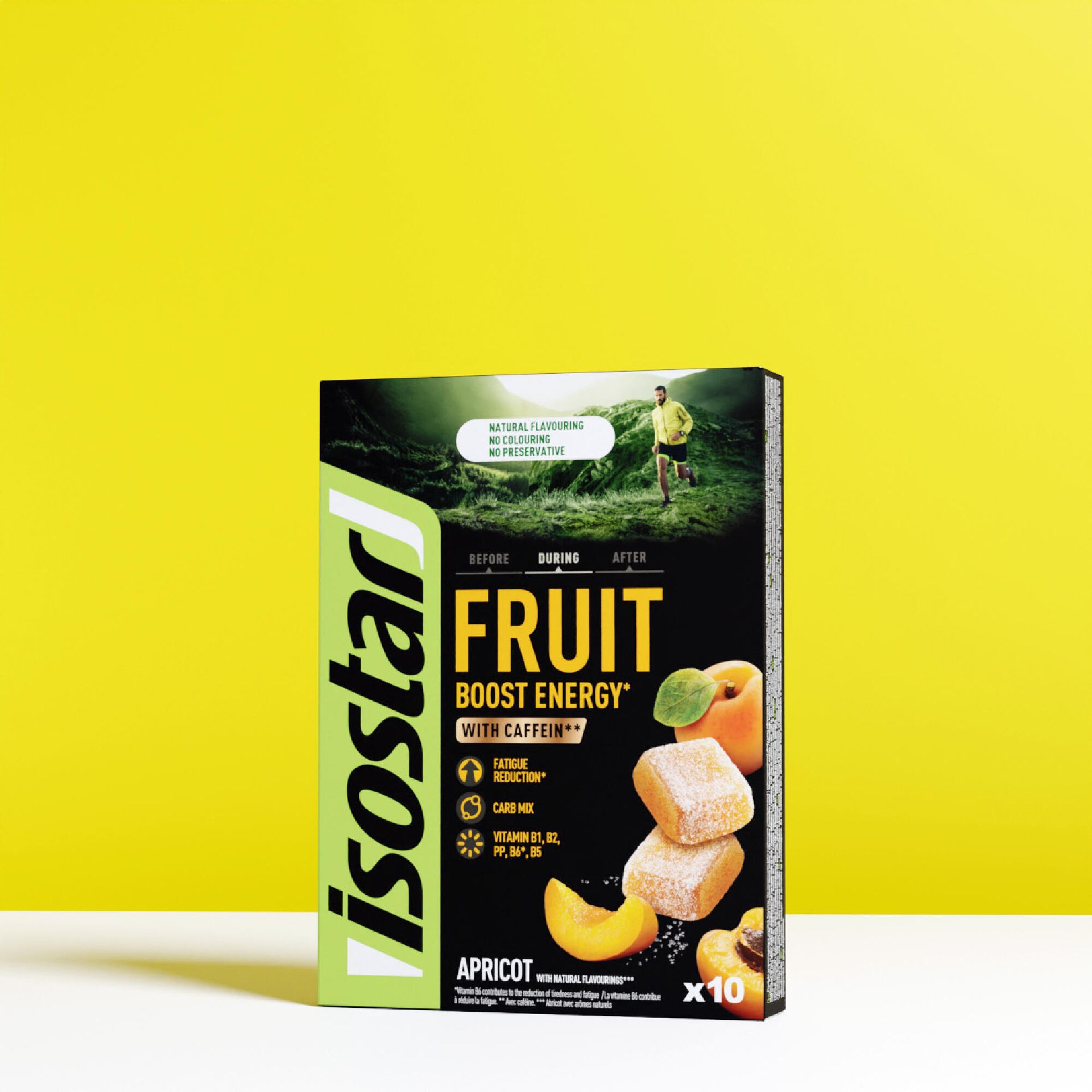 Isostar Galaretka owocowa ENERGY FRUIT BOOST morelowa x10 Unisex 3175681161719