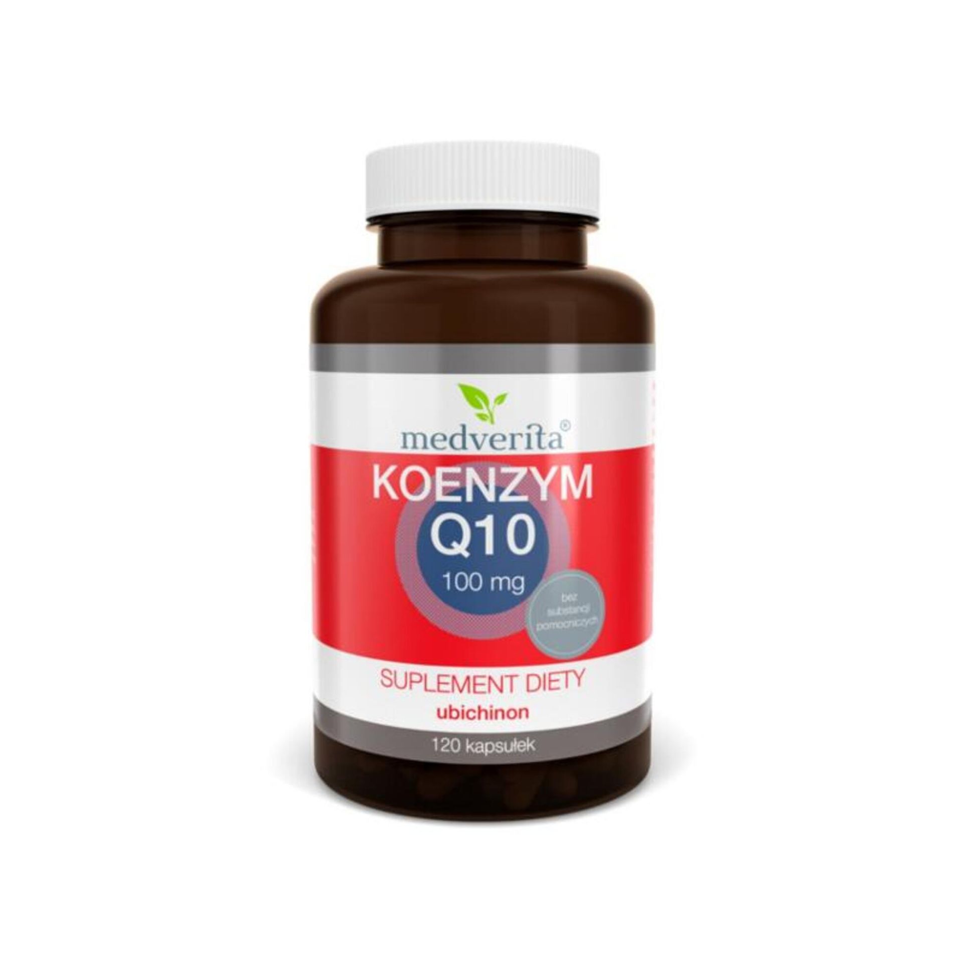Medverita Medverita Koenzym Q10 ubichinon 100 mg - 120 kapsułek MED4673
