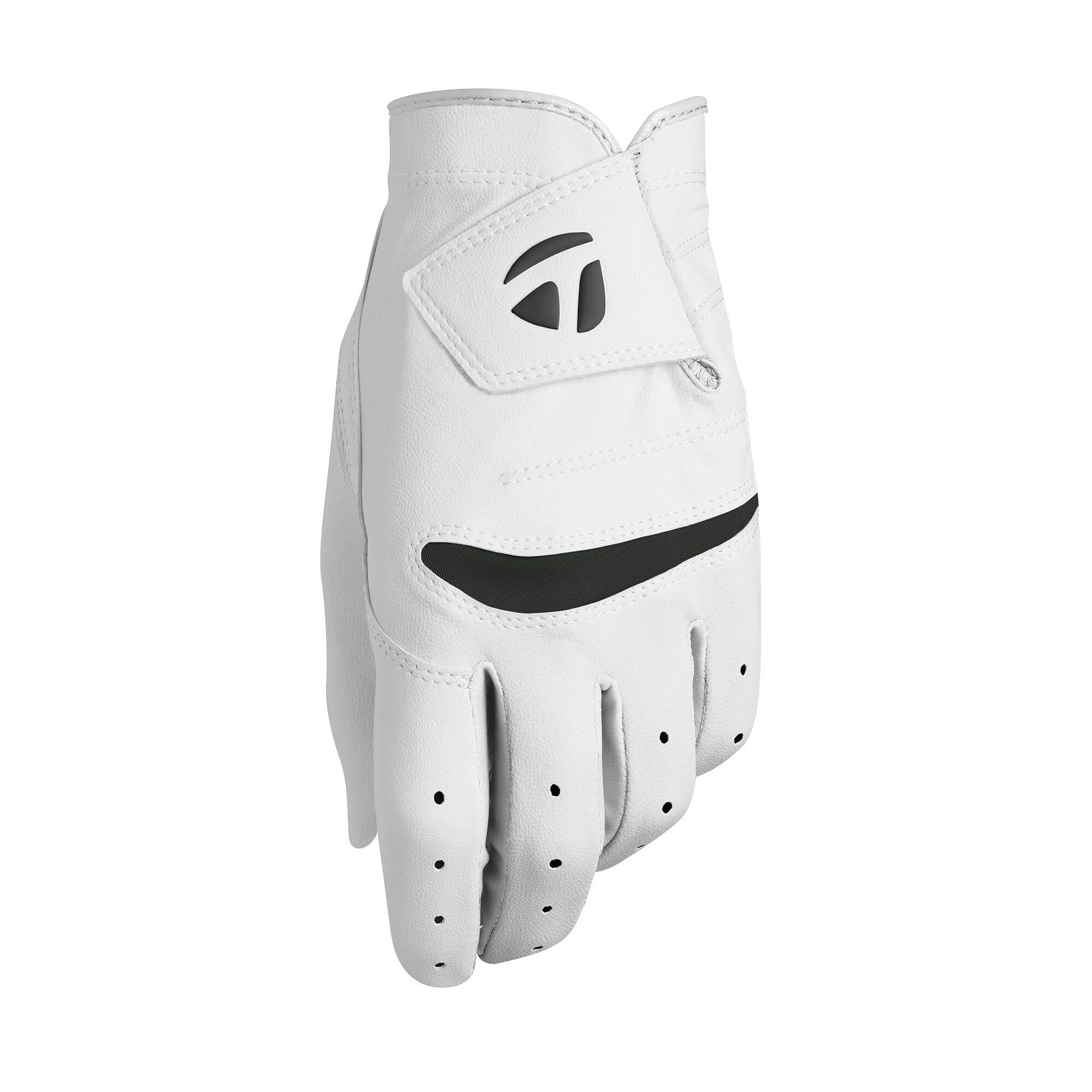 Taylormade Miękkie rękawice golfowe męskie, białe, małe N7841419