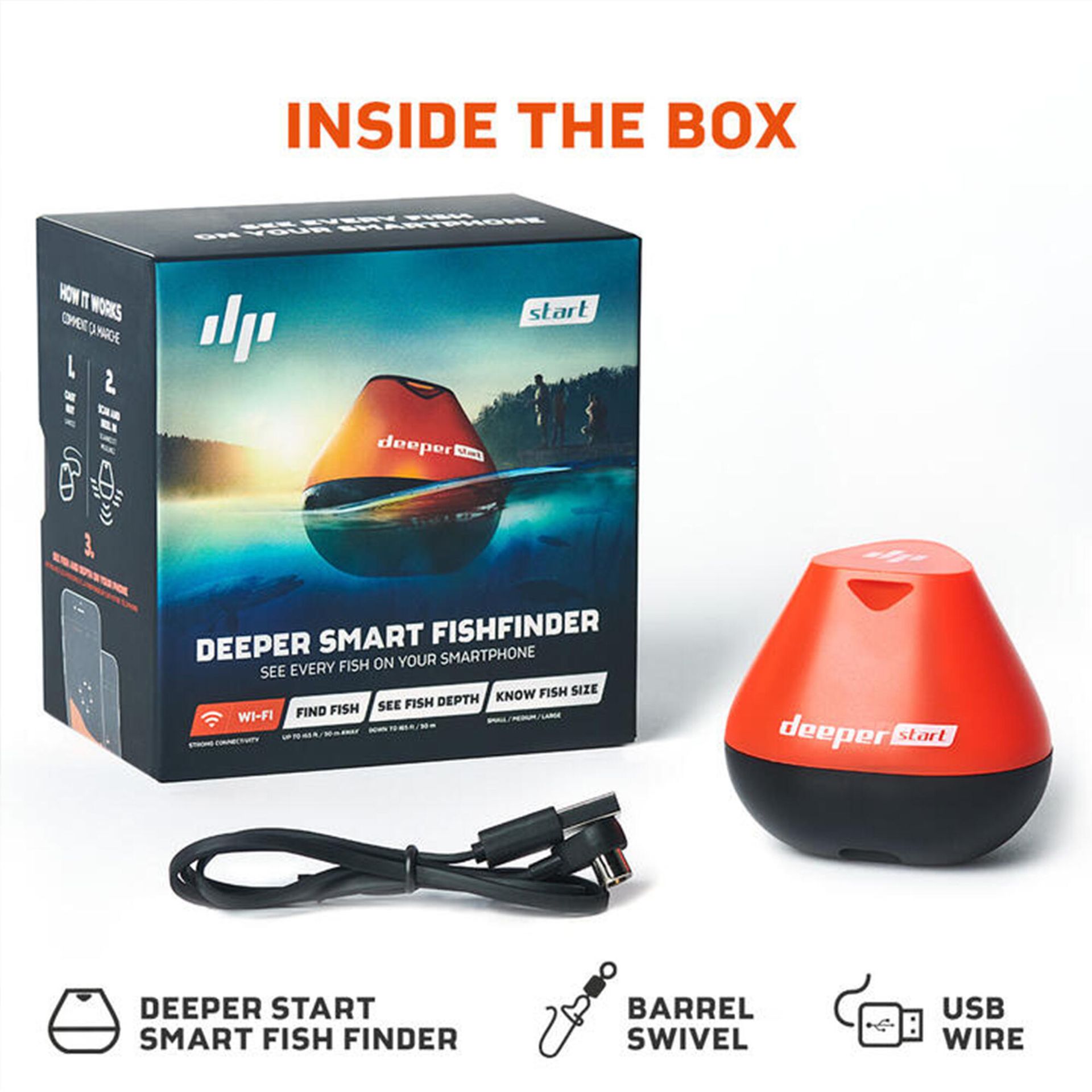 Deeper Smart Sonar START echosonda do łowienia ryb z technologia Wi-Fi (IESDEPSTR)