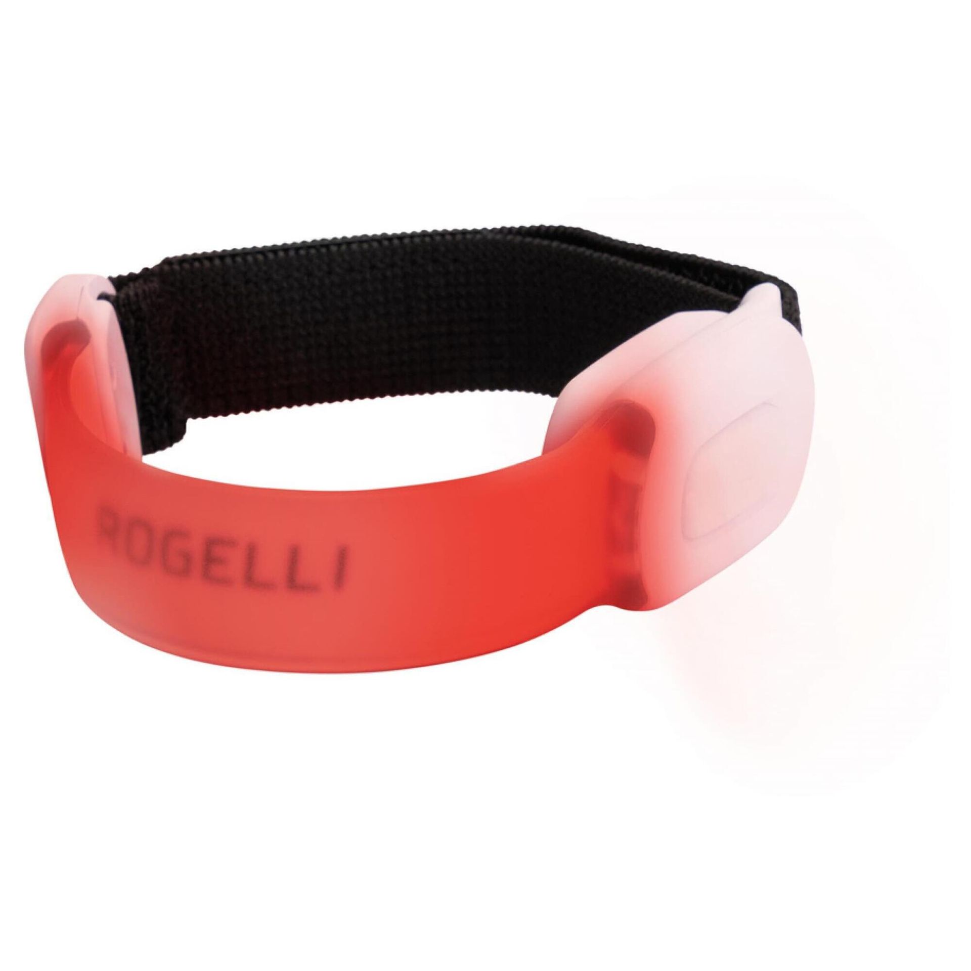 Ochronne światło Rogelli NEON LED ARMBAND z regulowanym paskiem na rękę