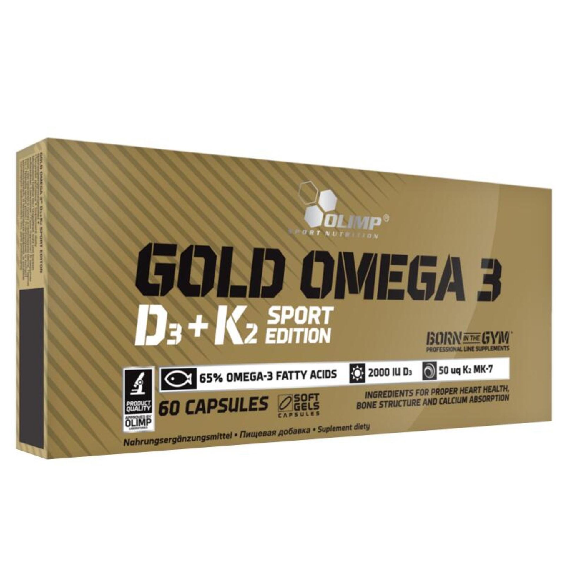 Olimp GOLD OMEGA 3 D3+K2 60 kaps