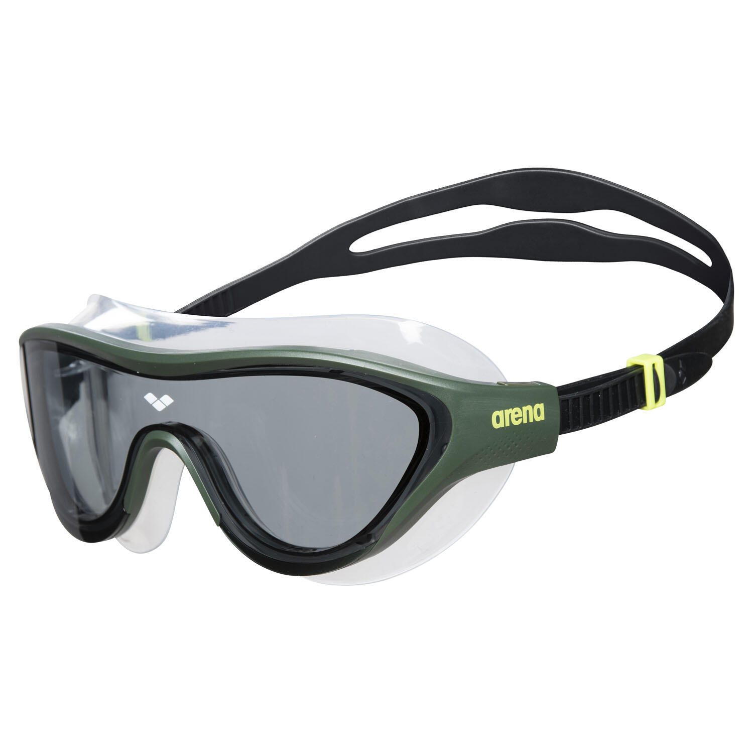 Arena MASKA OKULARY THE ONE MASK SMOKE-DEEP GREEN-BLACK