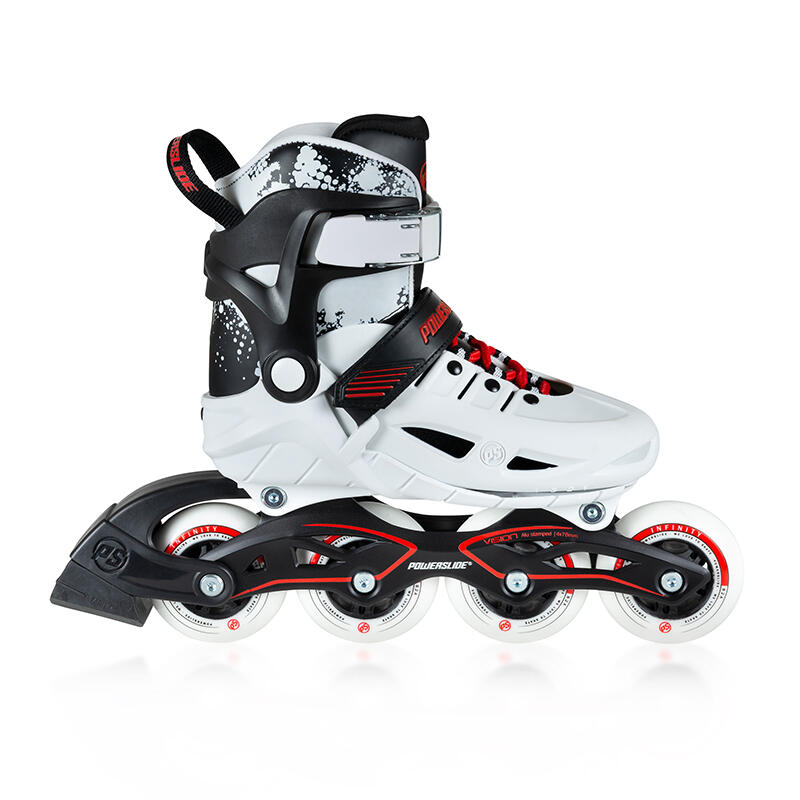 Rolki fitness dla dzieci Powerslide Phuzion Universe 4 Wheeler Białe