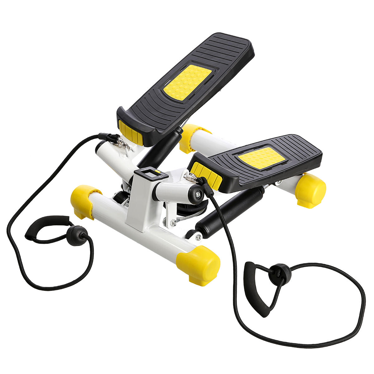 Stepper skośny HMS S3033 biały/żółty