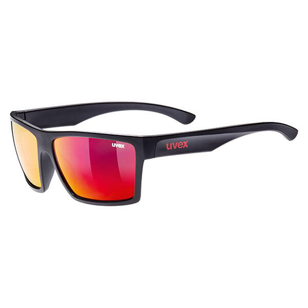 Uvex LGL 29 Okulary rowerowe, black mat/red 2020 Okulary przeciwsłoneczne S5309472213