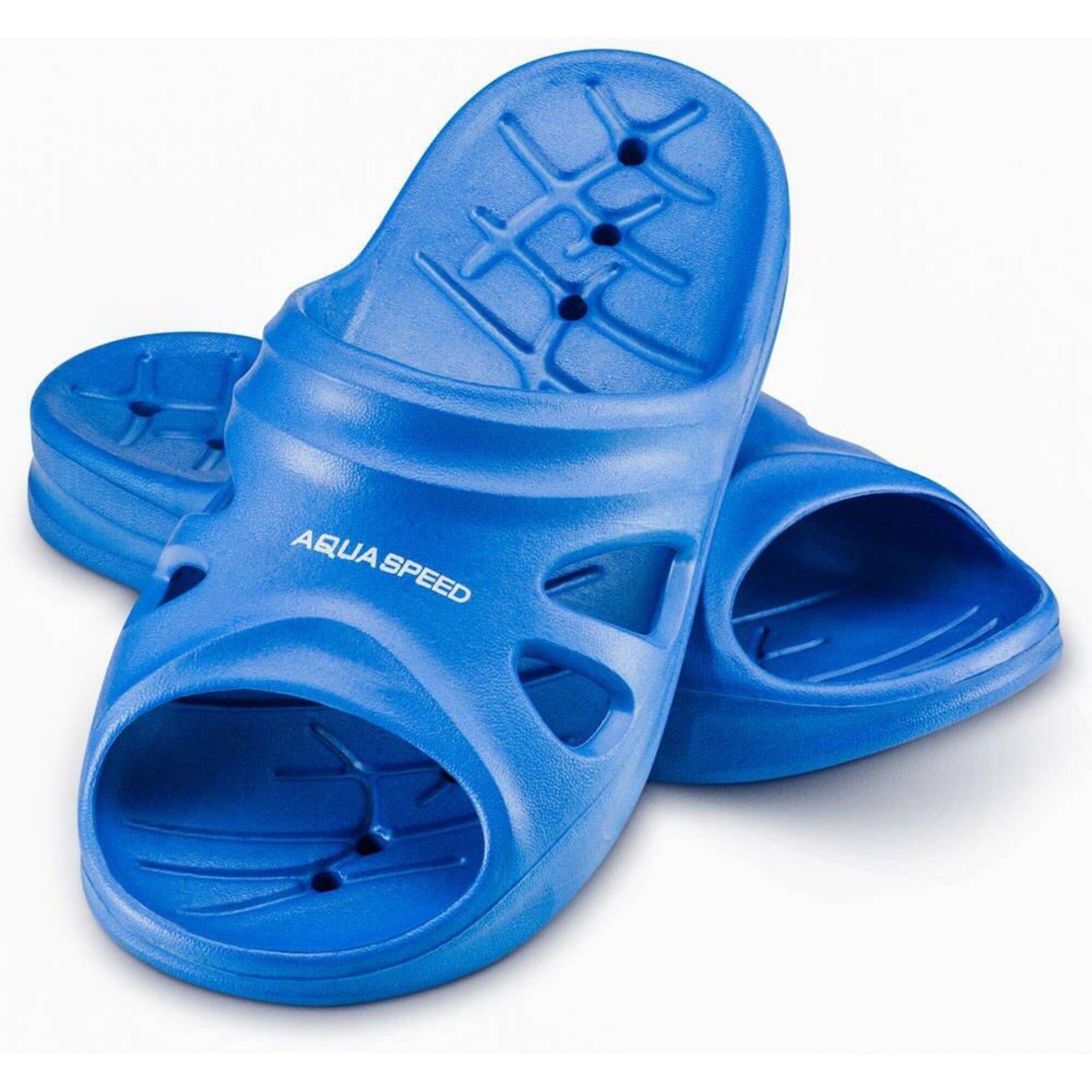 Aqua Speed klapek basenowych dla dorosłych i dzieci basen buty Podeszwa antypoślizgowa bardzo lekki # AS Florida, kolor: niebieski, rozmiar: 32 5908217660077
