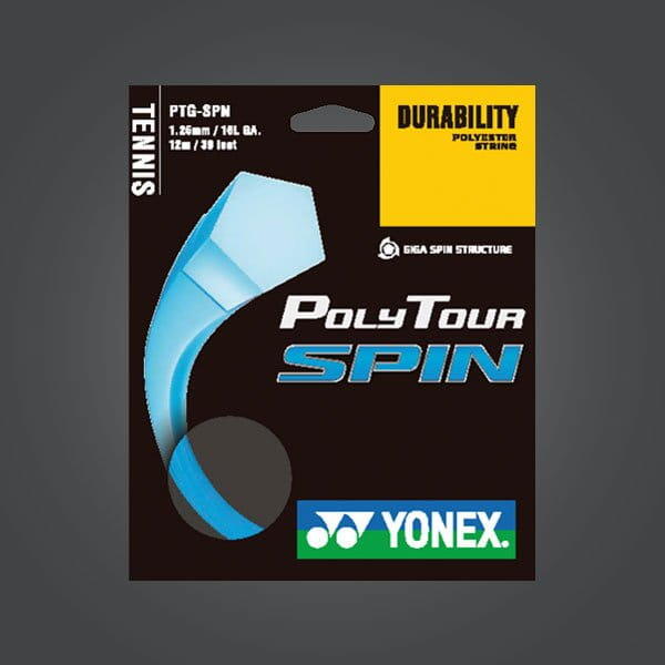 Yonex naciąg tenisowy POLYTOUR SPIN 12M PTGSPN 4547656826319