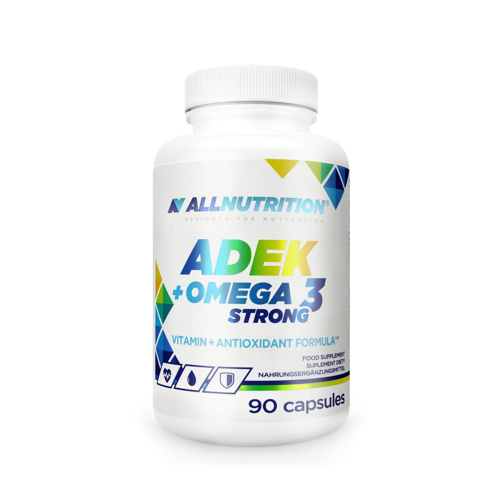 Omega Pharma Allnutrition Adek + 3 Strong 90 kap Witaminy