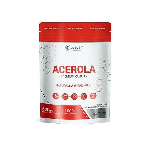 Wish Pharmaceutical Wish Acerola naturalna witamina C w proszku - 500 g