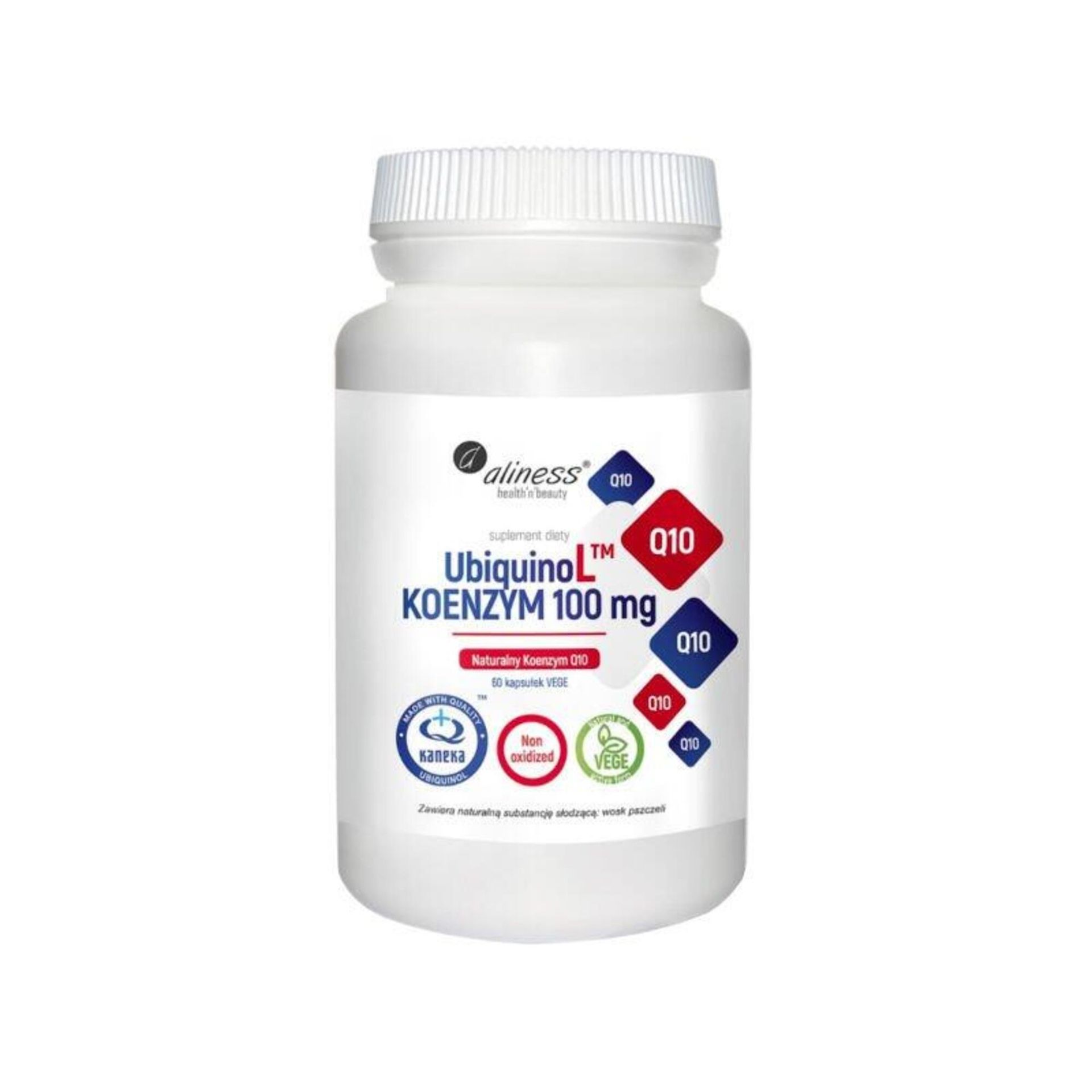 MEDICALINE Aliness UbiquinoL Kaneka Naturalny Koenzym 100mg