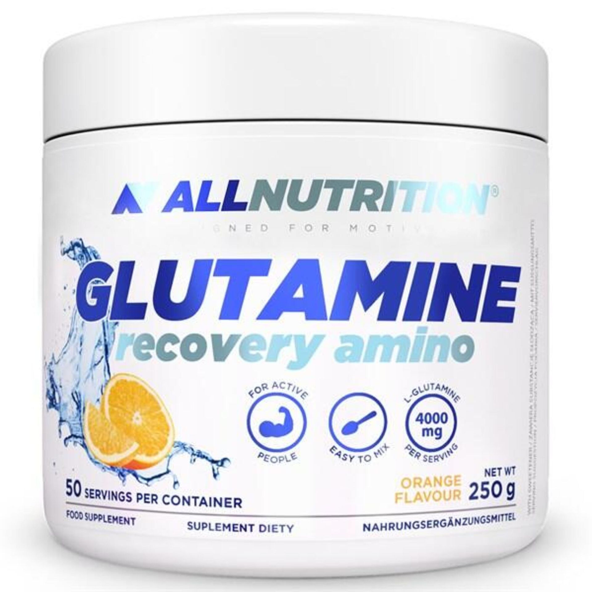 Aminokwasy GLUTAMINE RECOVERY AMINO 250g Naturalny