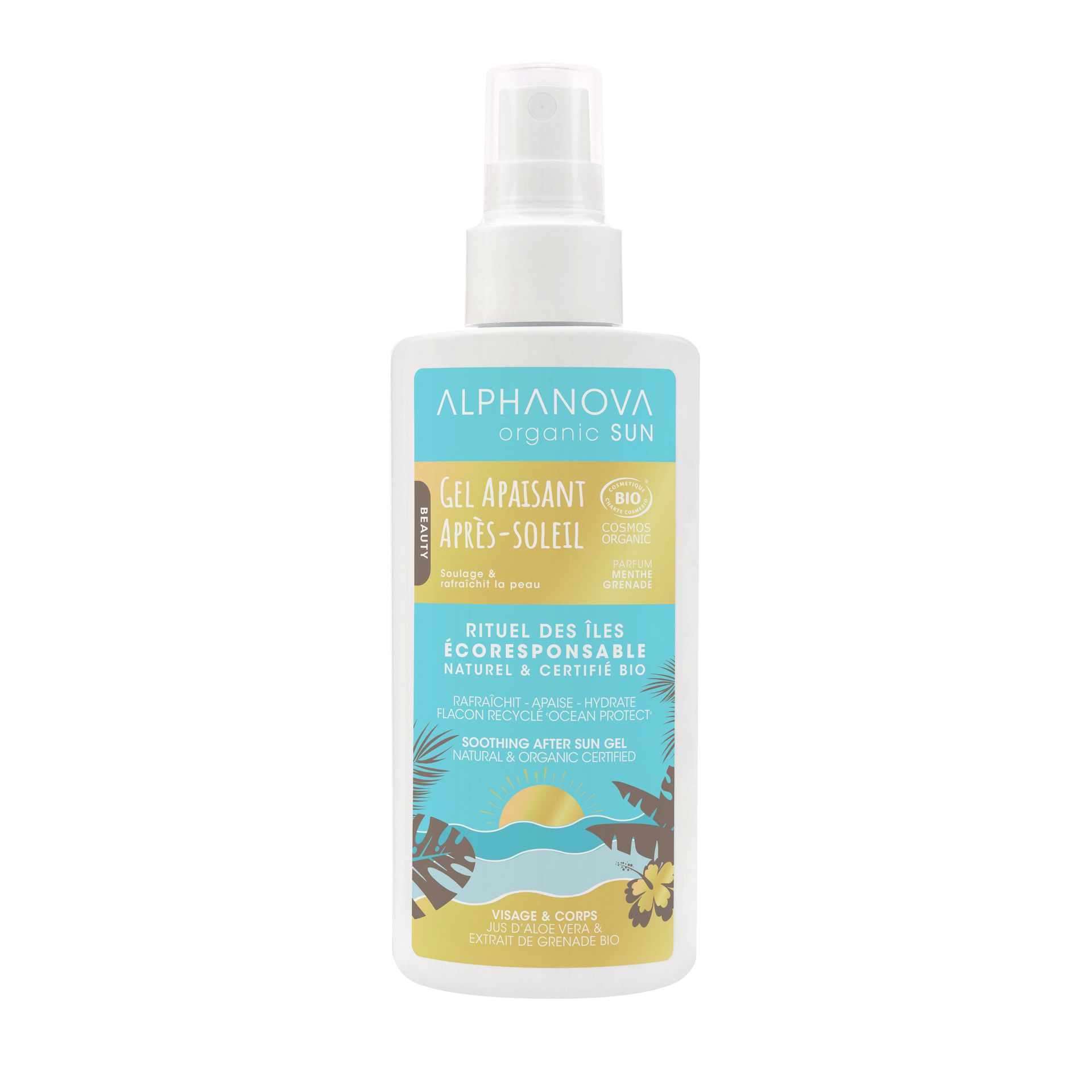 Alphanova Eco and More Sun BIO kojący żel po opalaniu z aloesem w sprayu 125 ml