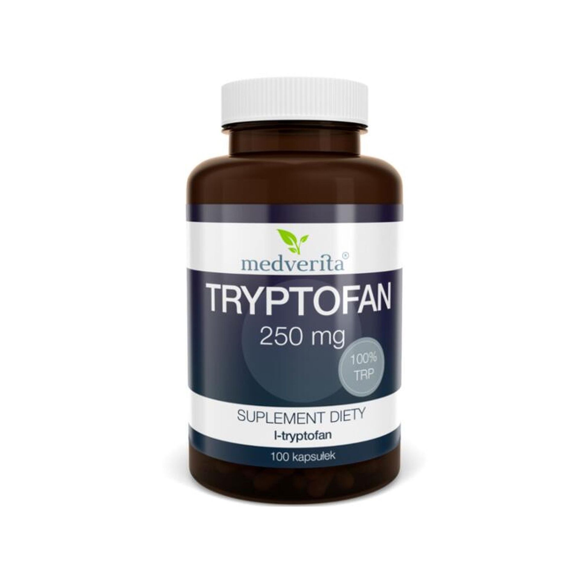 Medverita Medverita, Suplement aminokwasowy, Tryptofan, 100 kapsułek