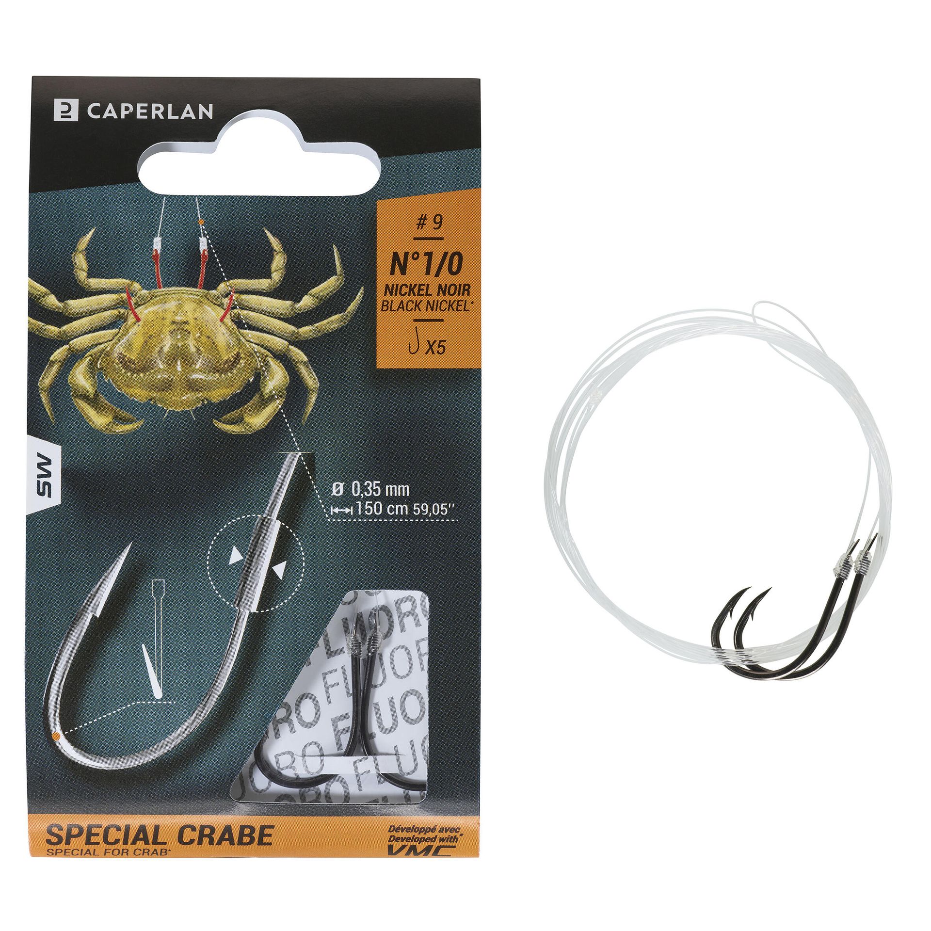 CAPERLAN Haczyk morski z przyponem SW SHK FLO CB Unisex