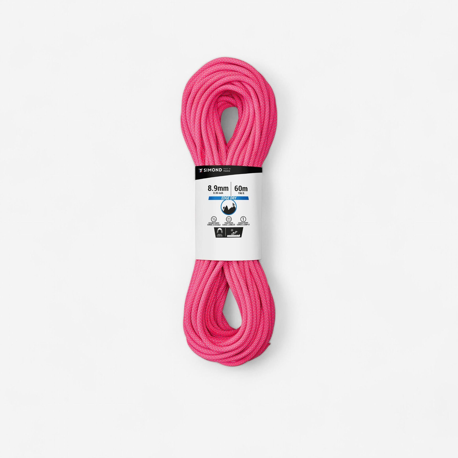 Simond Lina Edge Dry 8,9 mm x 60 m Unisex