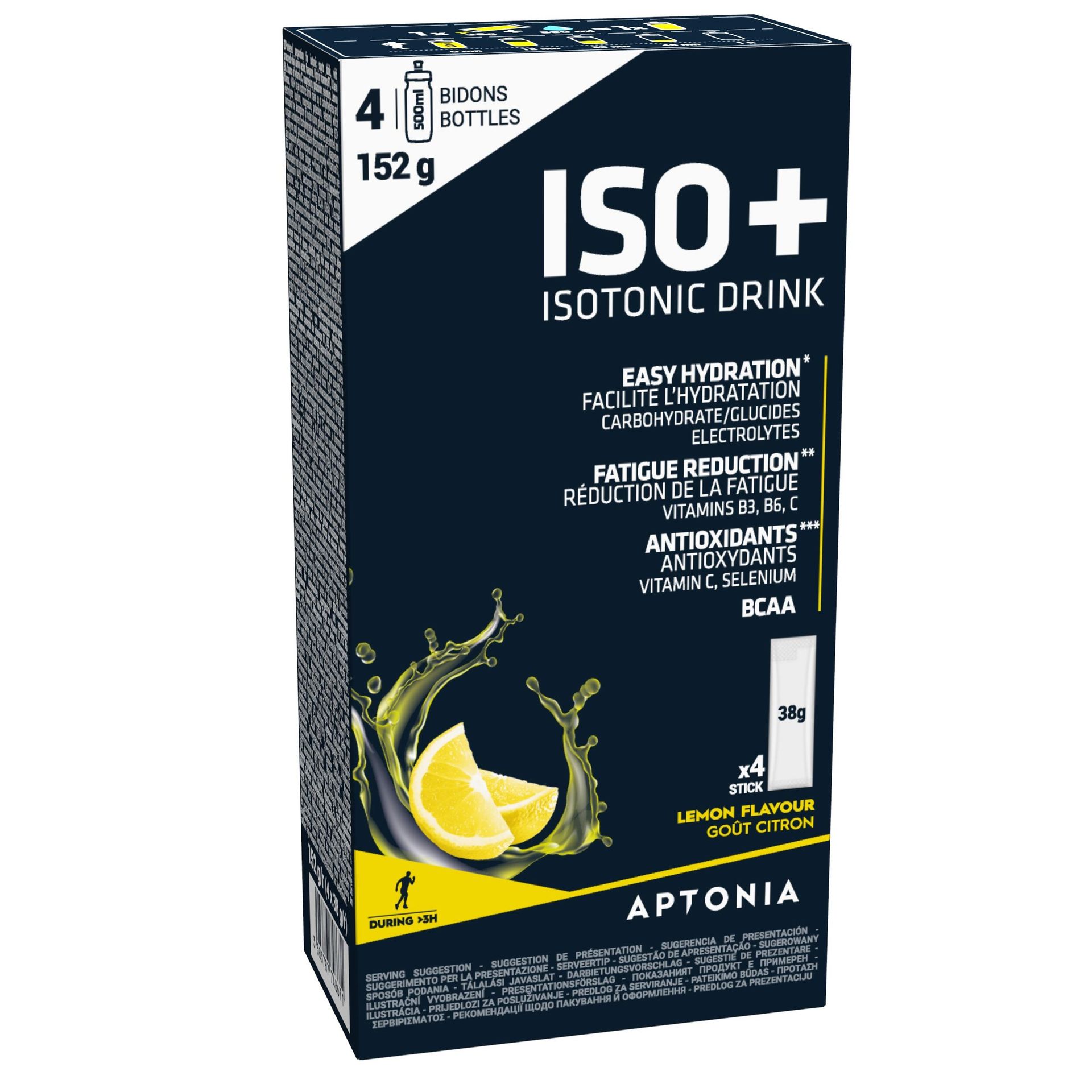 APTONIA Napój izotoniczny w proszku ISO+ cytrynowy x4 Unisex