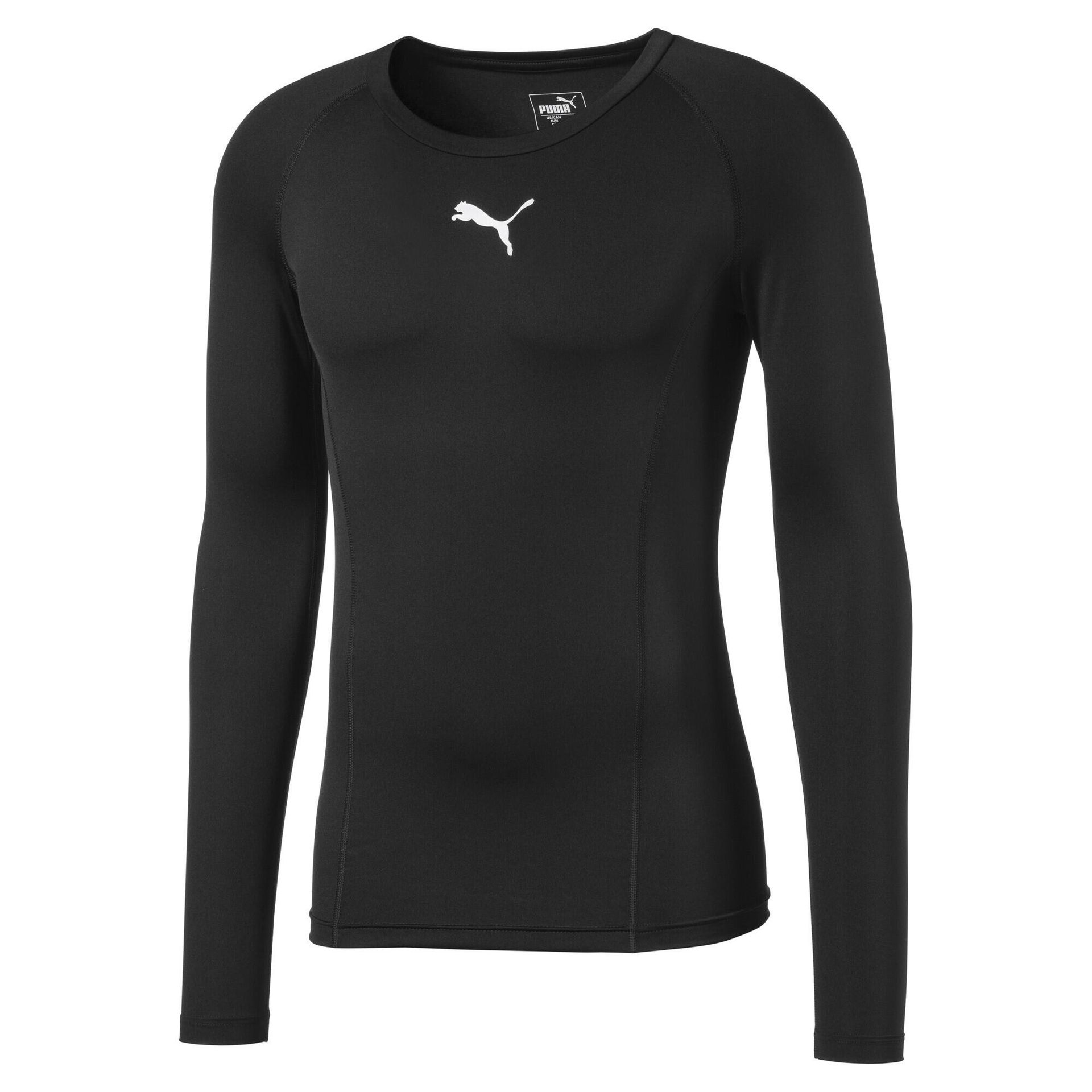 Puma męska ligi Base Layer Tee LS Shirt, czarny, xl 655920 03