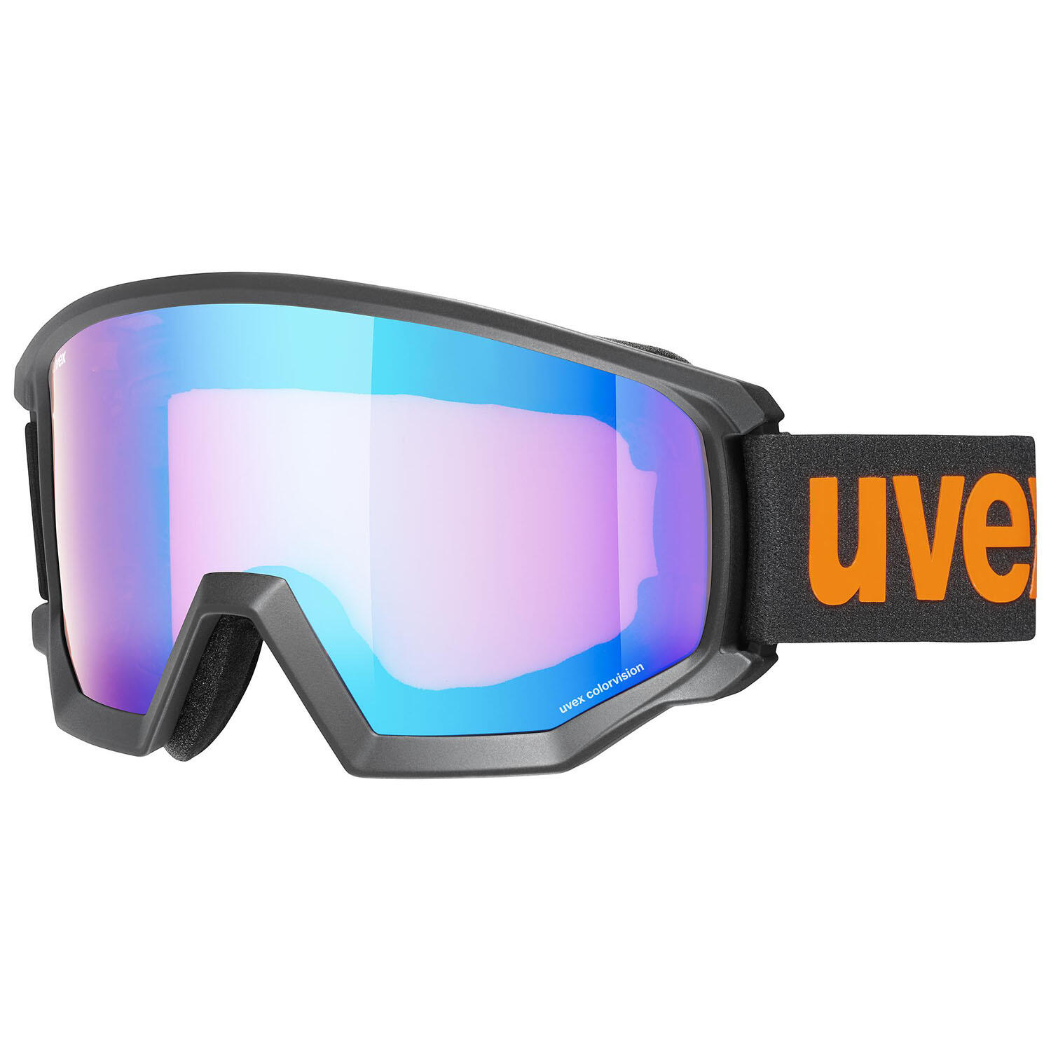Uvex Athletic CV Black Mat/Mirror Blue/CV Orange 19/20