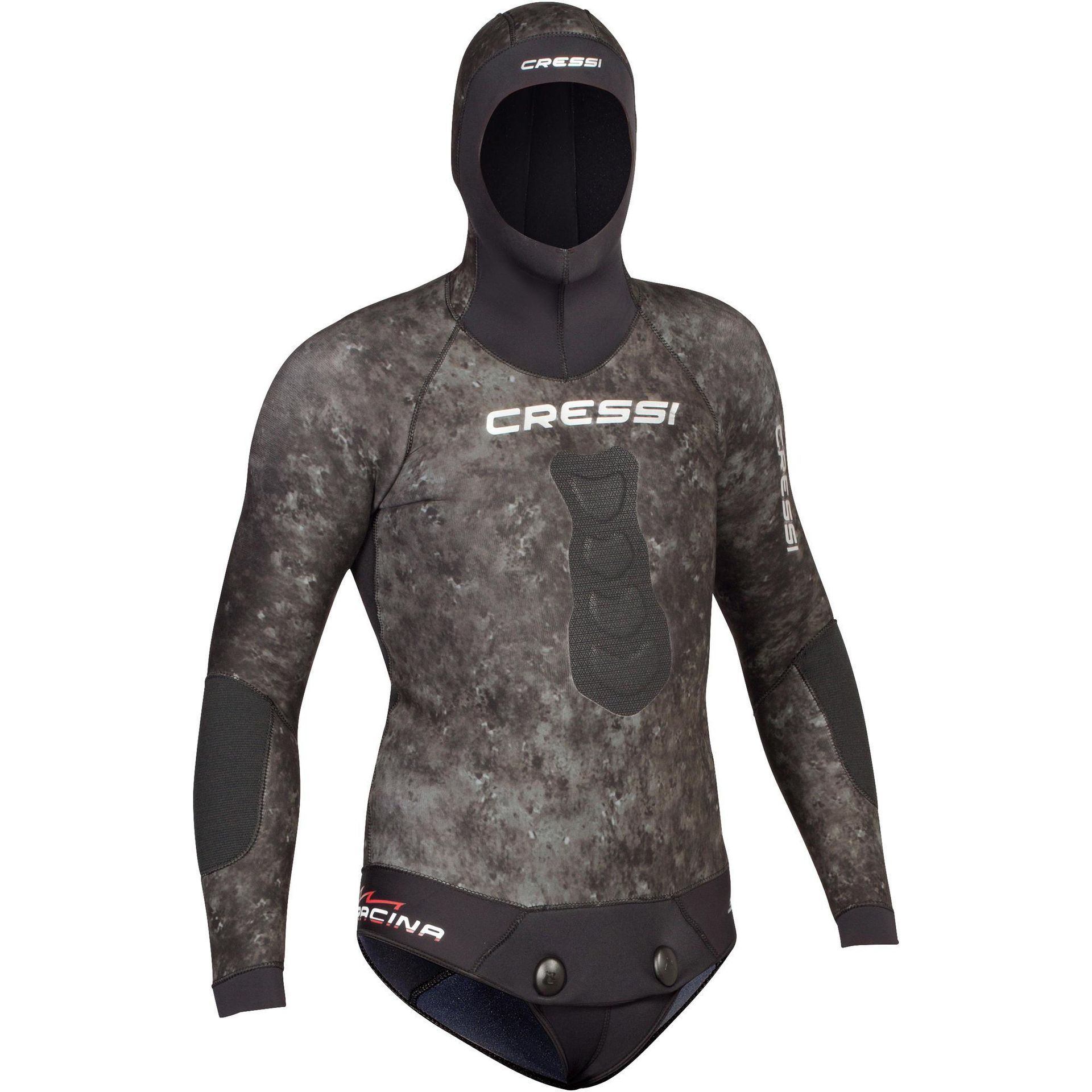 Cressi damska kurtka z neoprenu Men 'tracina Premium 3,5 MM Spear połowów wielokolorowa, wielokolorowa LE464805