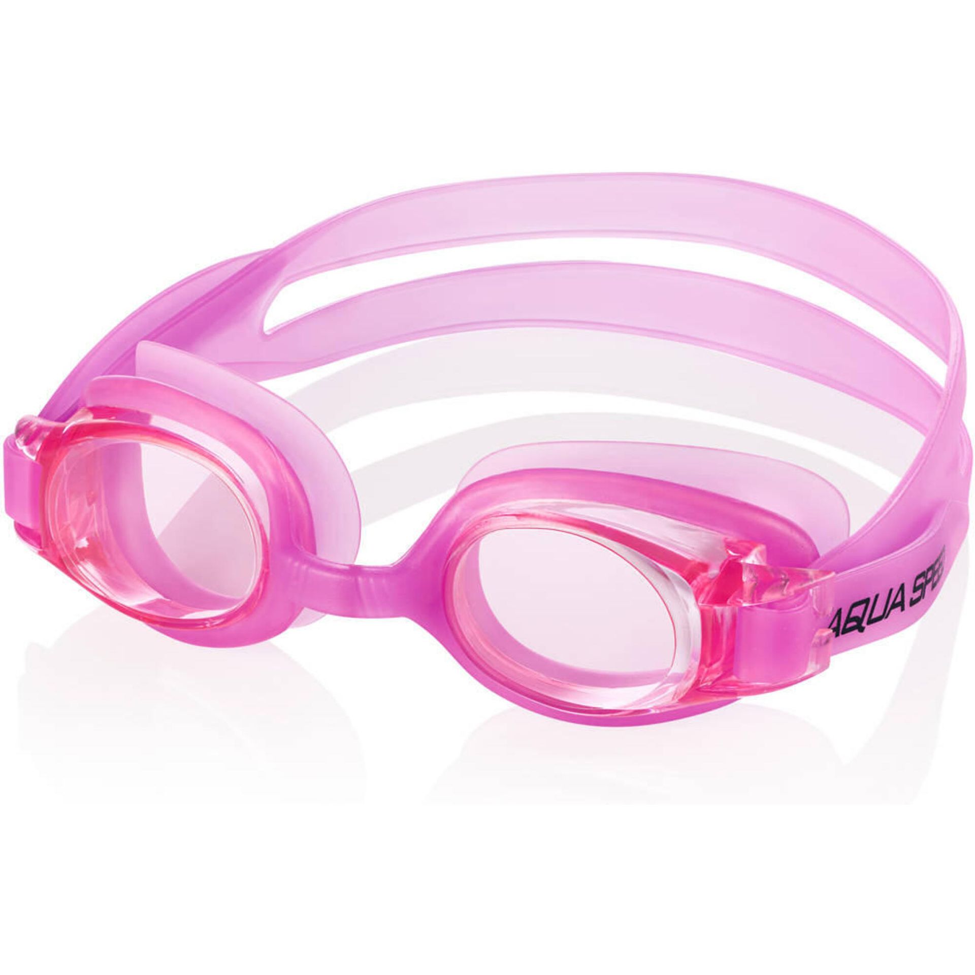 Aqua-Speed okulary do pływania Atos, młodzieżowe i dziecięce różowe