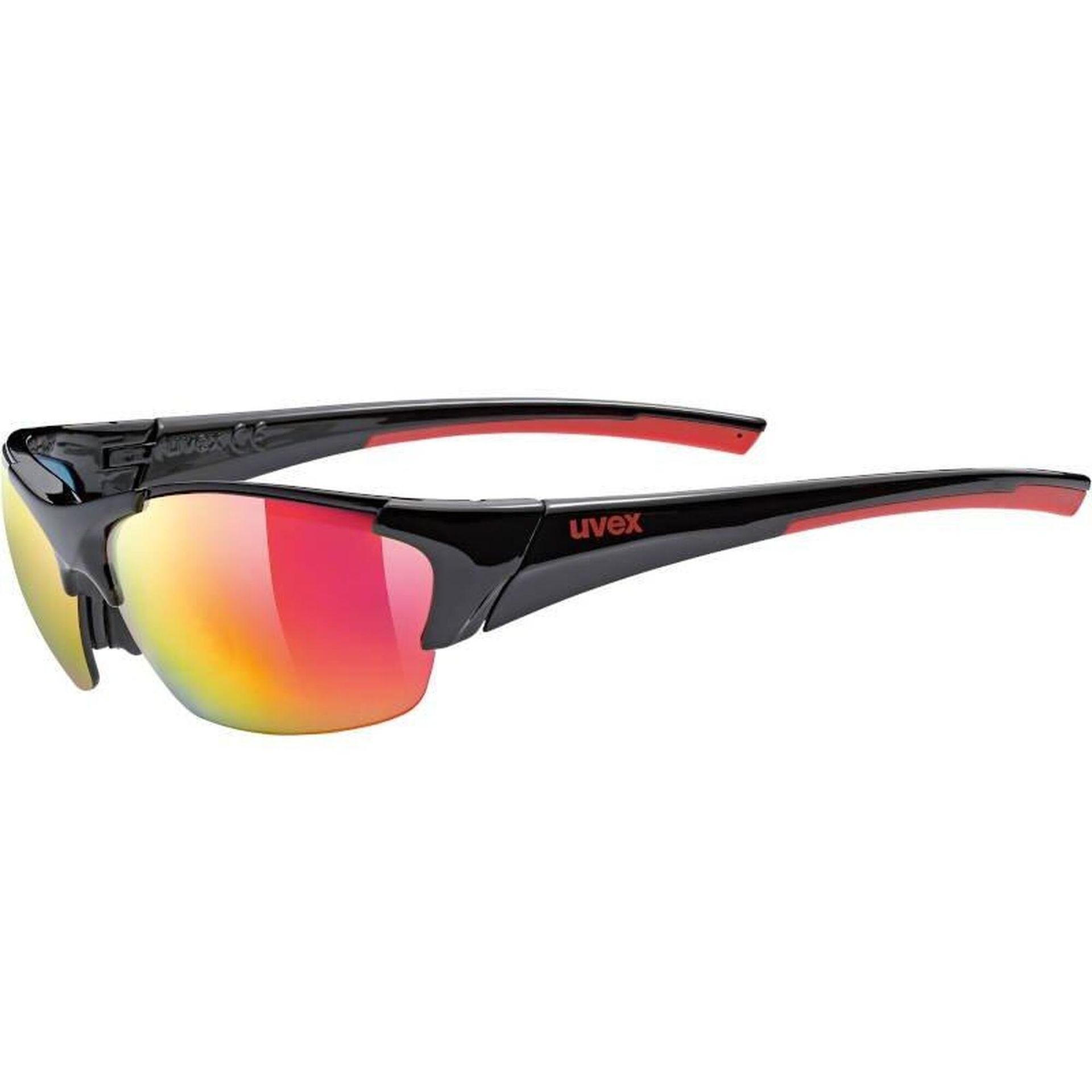 Uvex Okulary sportowe Blaze III 2.0 black red 53/2/046/2316/UNI