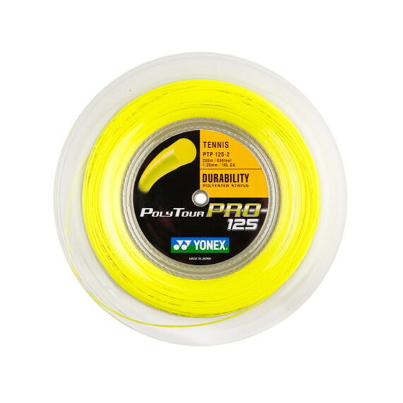 Naciąg Tenisowy Yonex Poly Tour Pro 1.25 - Żółty