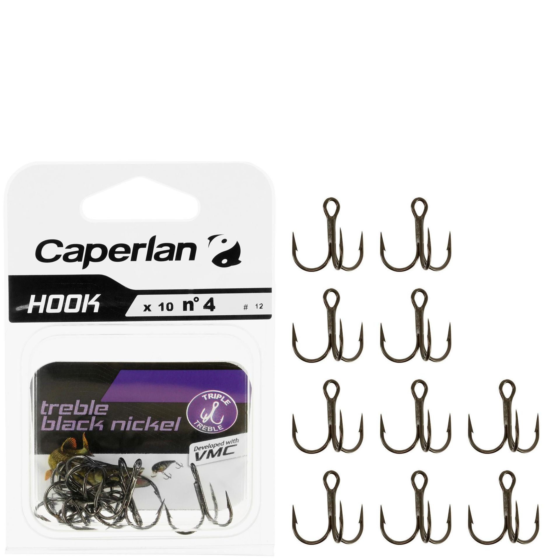CAPERLAN Trójramienne kotwiczki black nickel Unisex