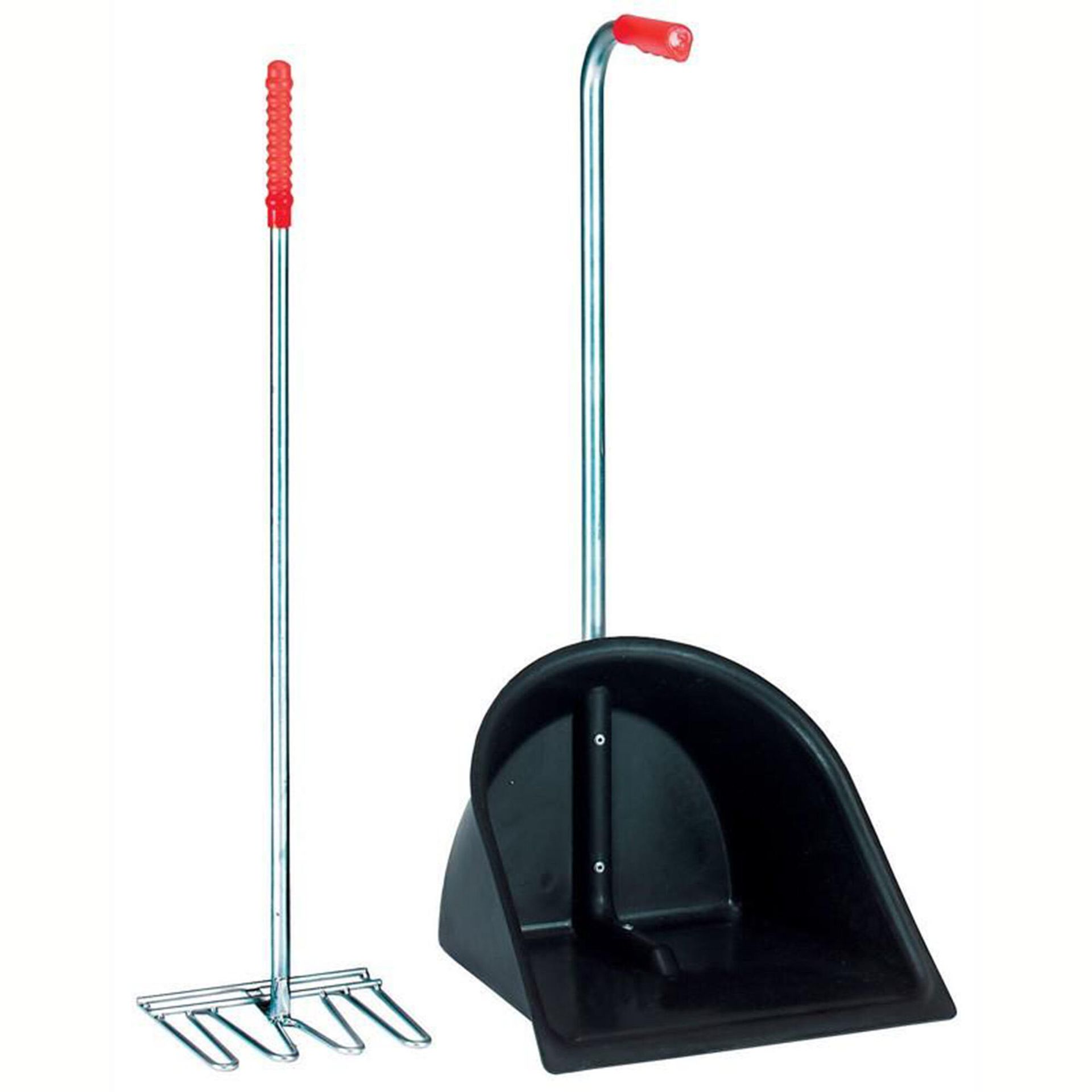 Kerbl Mistboy zestaw do zbierania odchodów, długość 75 cm, czarny, jeden rozmiar 3281