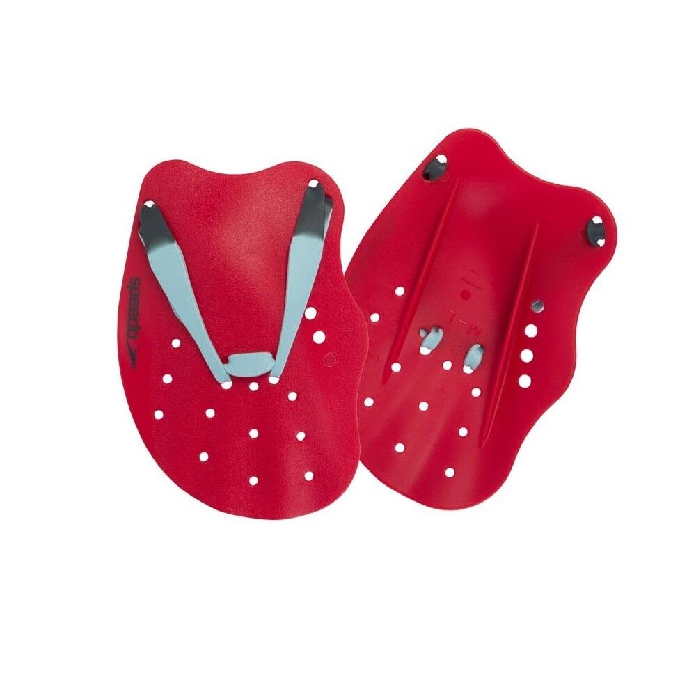 Speedo Tech Łapki treningowe, lava red/chill blue/grey L 2021 Akcesoria pływackie i treningowe 68-73312D699-L